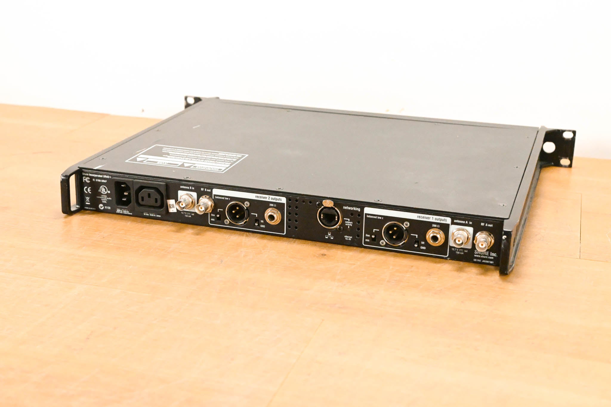 Shure UR4D+ Dual Wireless Receiver with UR2/KSM9 Mic Pair - H4 Band