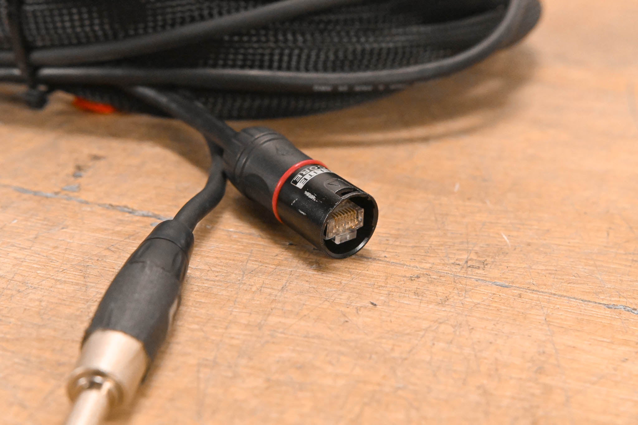 Unbranded 1/4" TRS and EtherCON RJ45 Loom - 25'