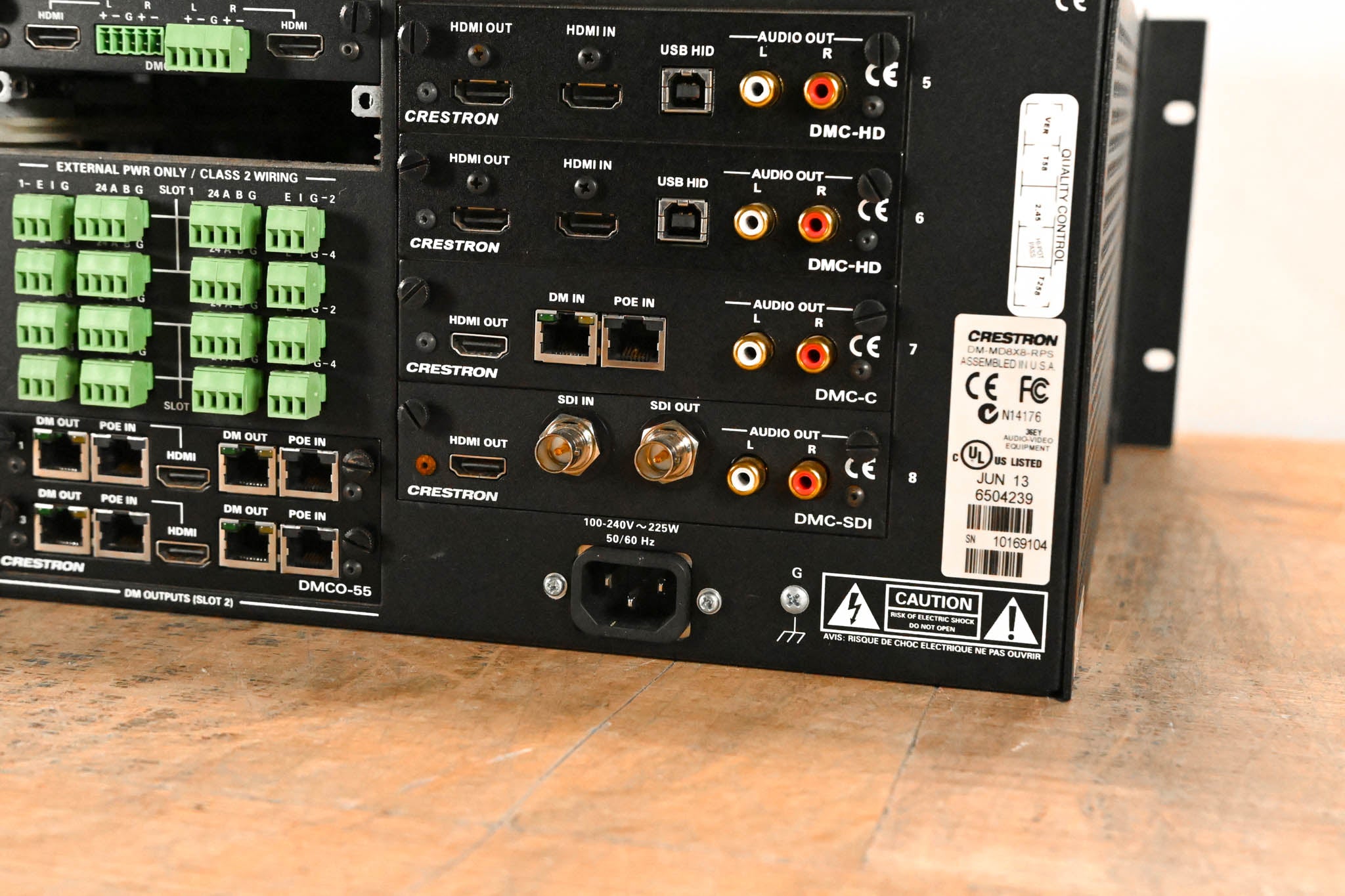 Crestron DM-MD8X8-RPS 8x8 DigitalMedia Switcher with Redundant PSU