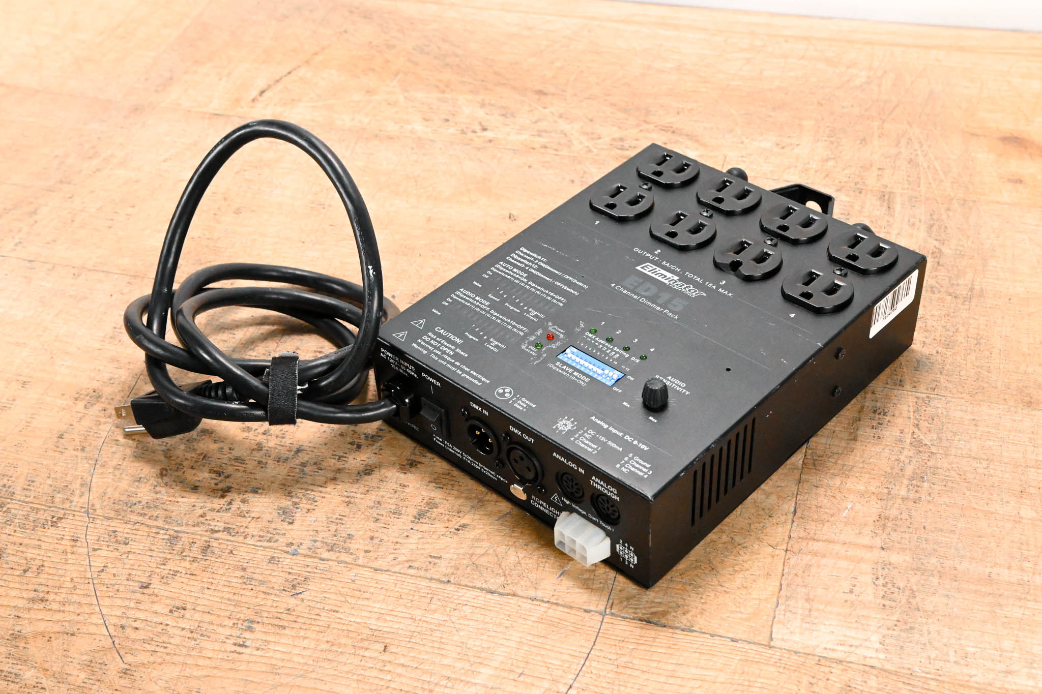 Eliminator Lighting ED15 4-Channel Dimmer Pack