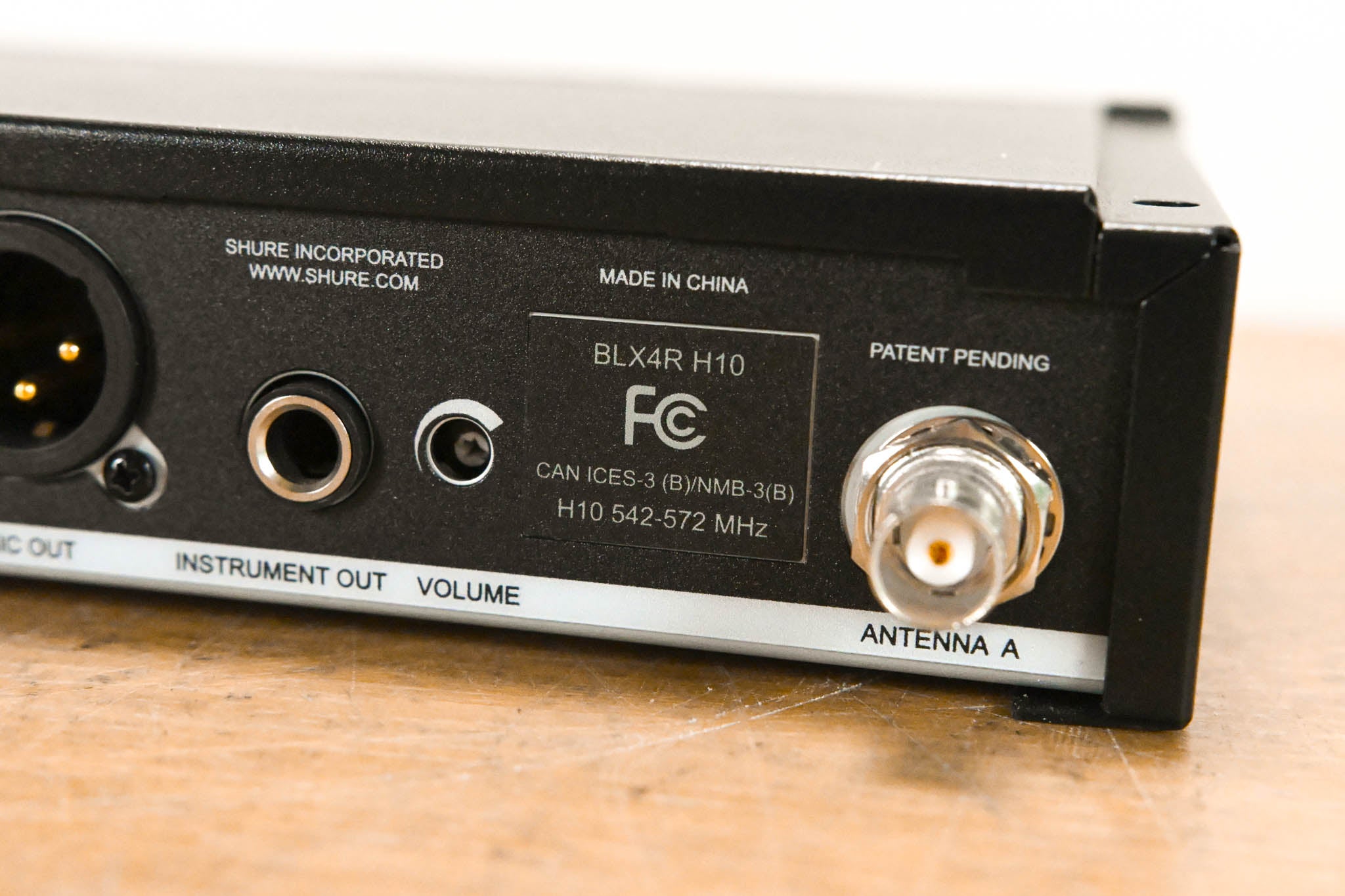 Shure BLX4R Rack-Mountable Wireless Receiver - H10 Band NO POWER SUPPLY