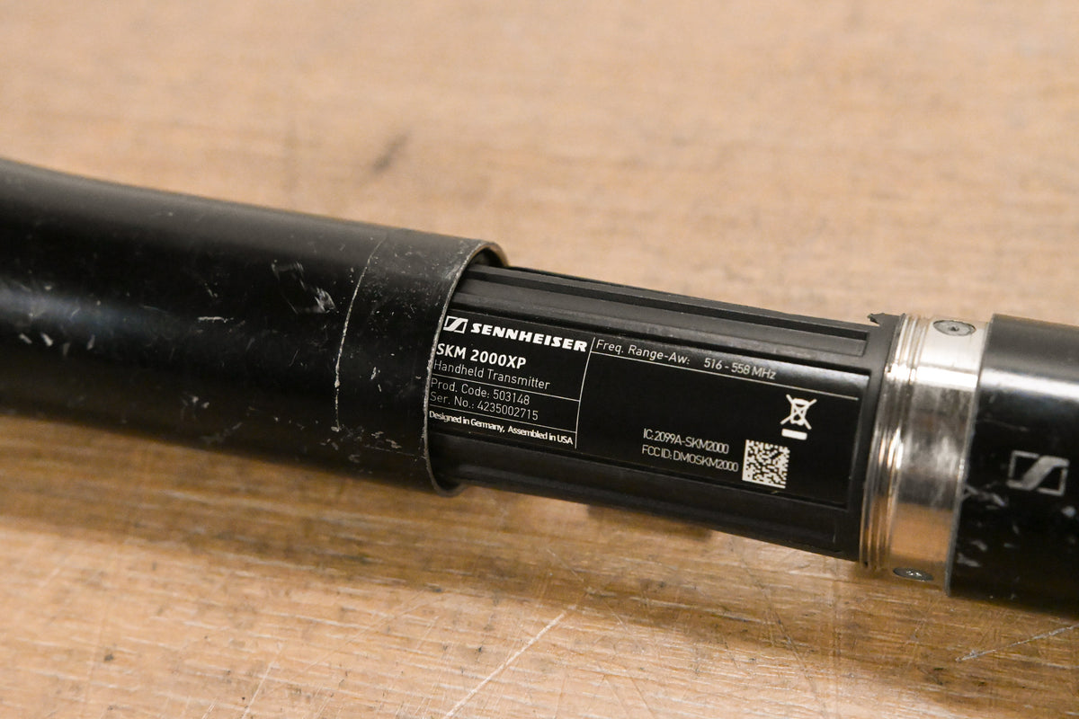 Sennheiser SKM 2000XP Handheld Transmitter (NO CAPSULE) - 516-558 MHz