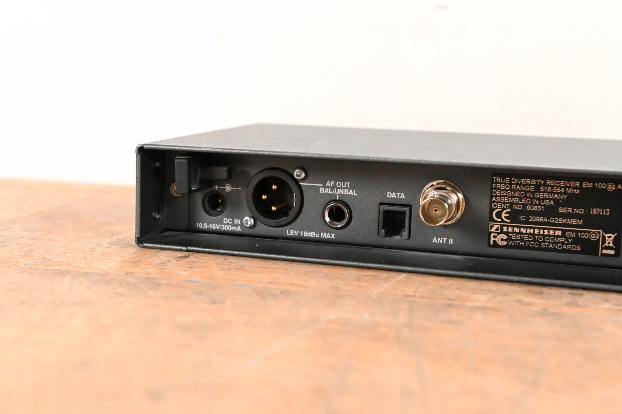 Sennheiser EM 100 G2 Wireless Receiver - 518-554 MHz (NO POWER SUPPLY)