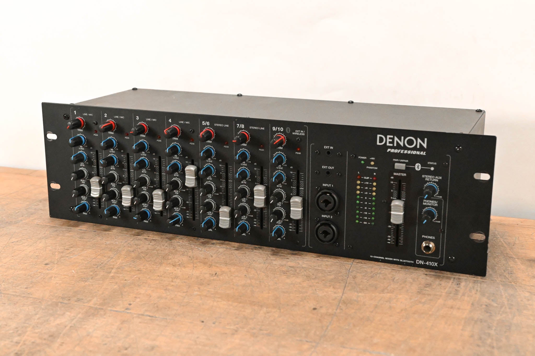 Denon DN-410X 10-Channel Rackmount Mixer with Bluetooth