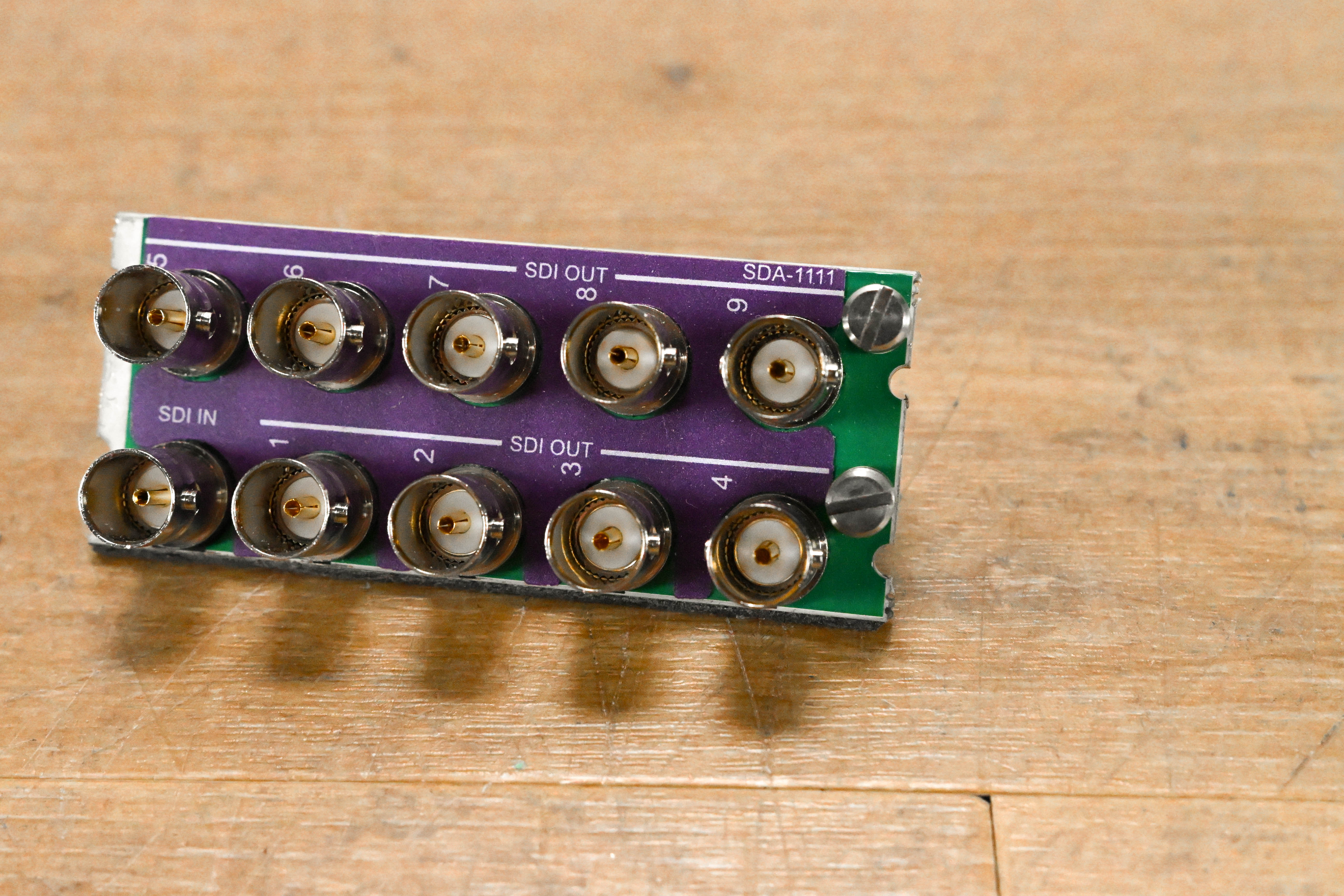 Miranda SDA-1111 1x8 Rear I/O Module for Densité Frame