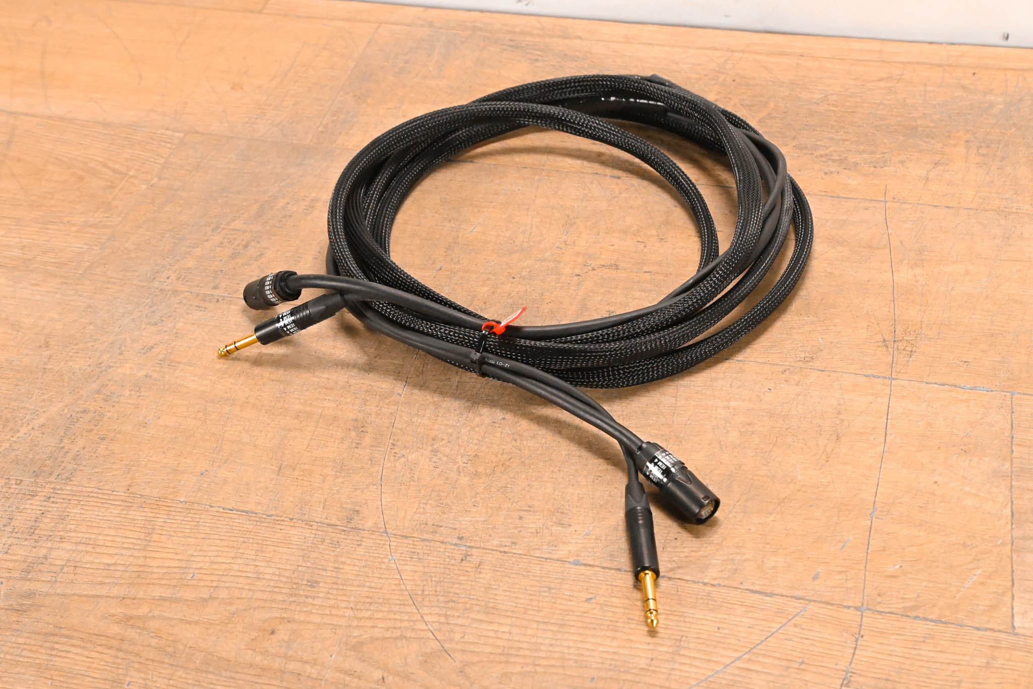 Unbranded 1/4" TRS and EtherCON RJ45 Loom - 15'