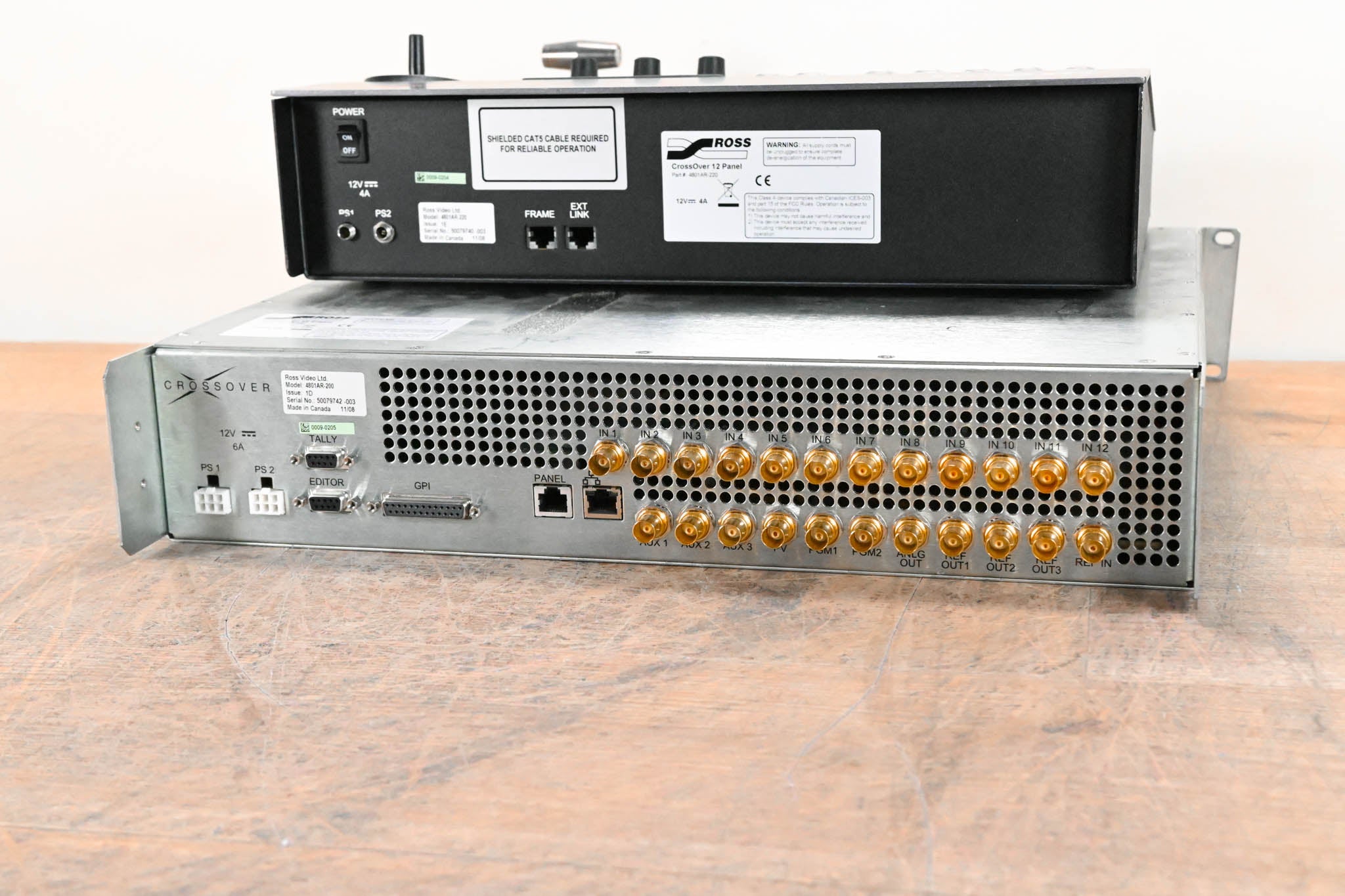 Ross CrossOver 12 12-Input HD Production Switcher (NO POWER SUPPLY)