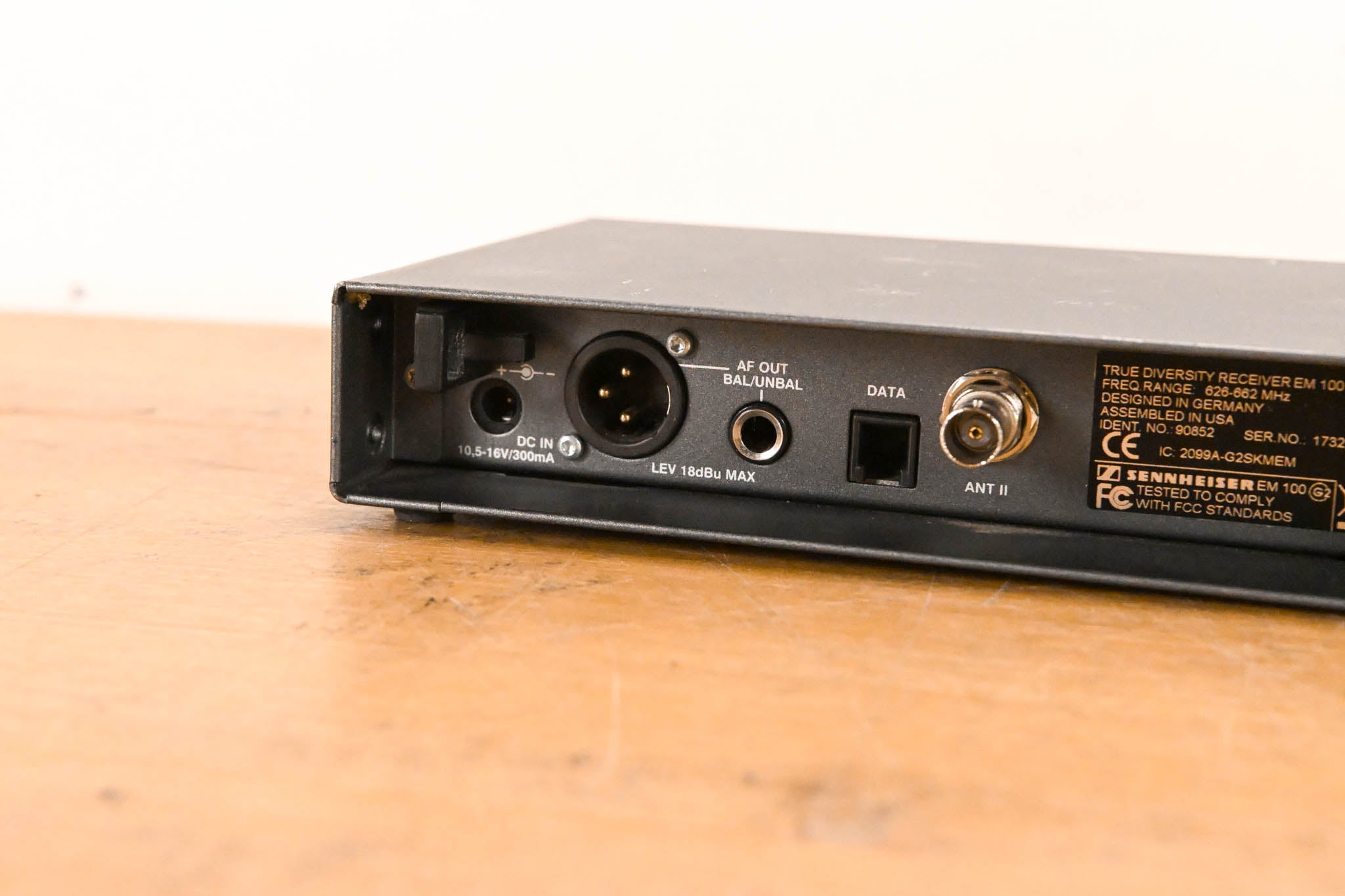 Sennheiser ew 100 G2 Bodypack Wireless System 626-662MHz NO POWER SUPPLY