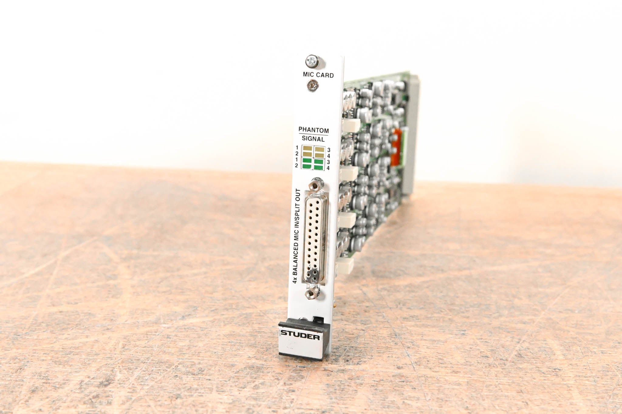 Studer Mic/Line In Card for D21m Modular I/O System