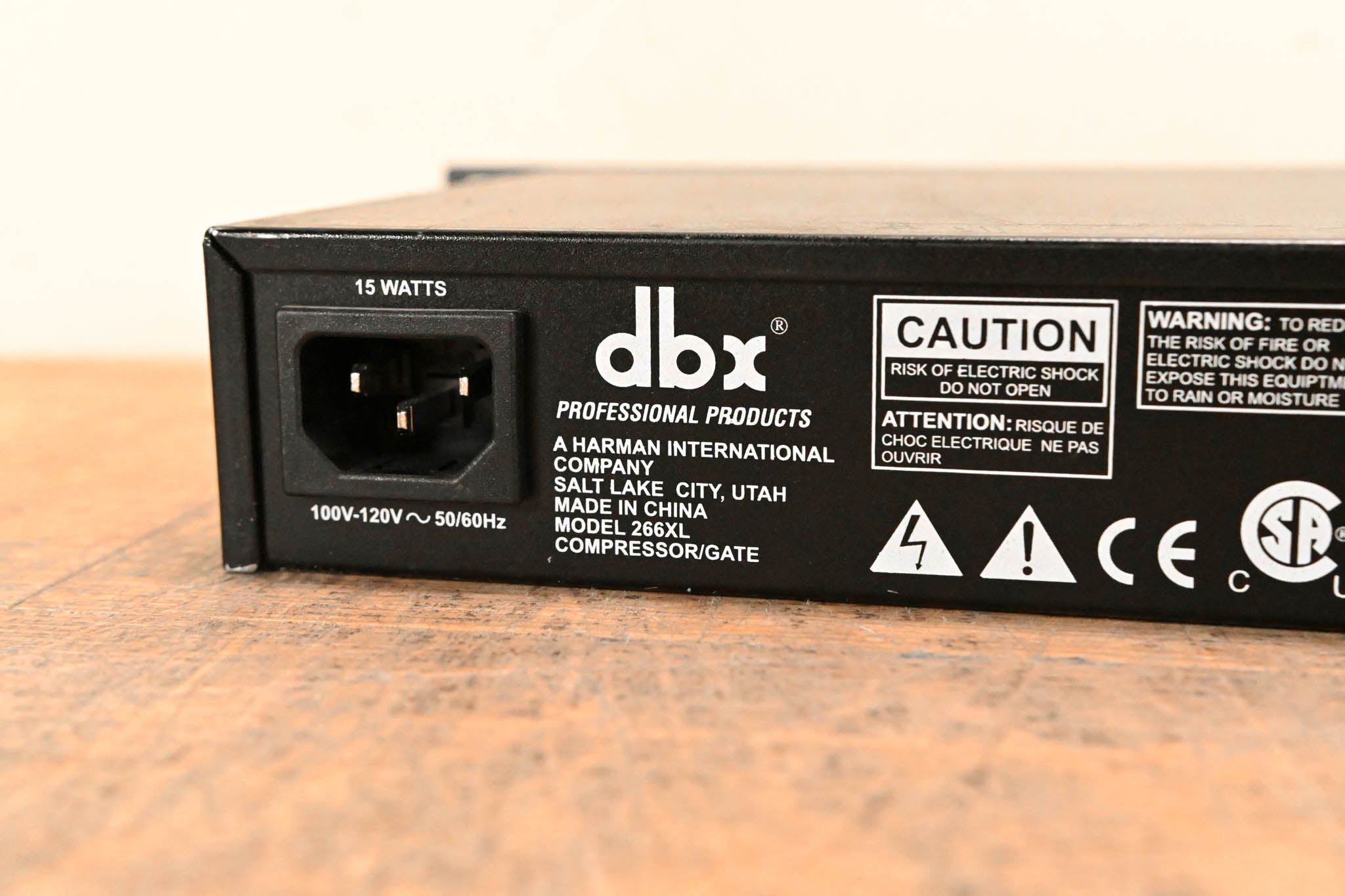 dbx 266XL 2-Channel Compressor/Gate