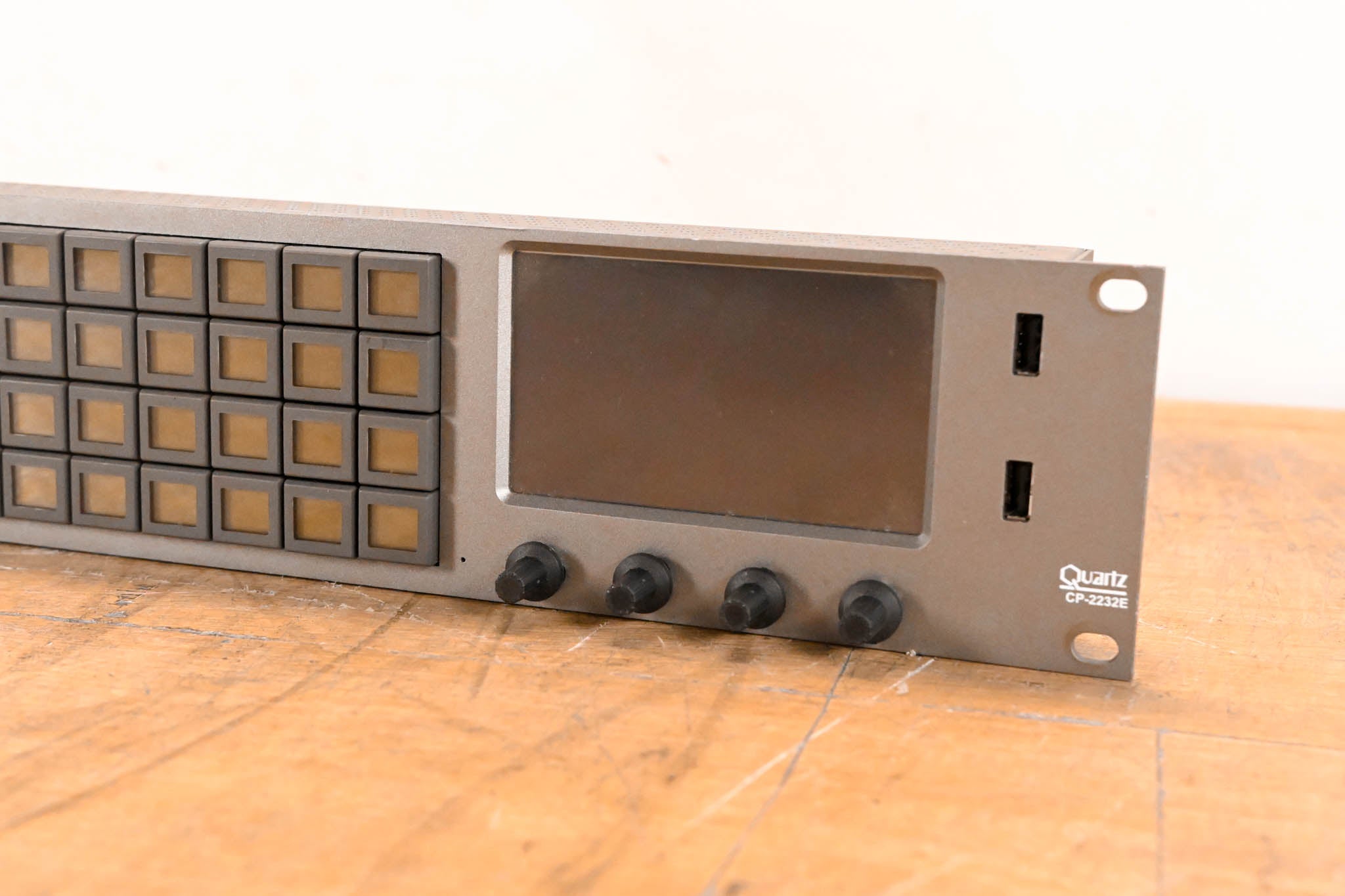 Evertz CP-2232E Advanced System Control Panel w/ 32 LCD Buttons (NO PSU)