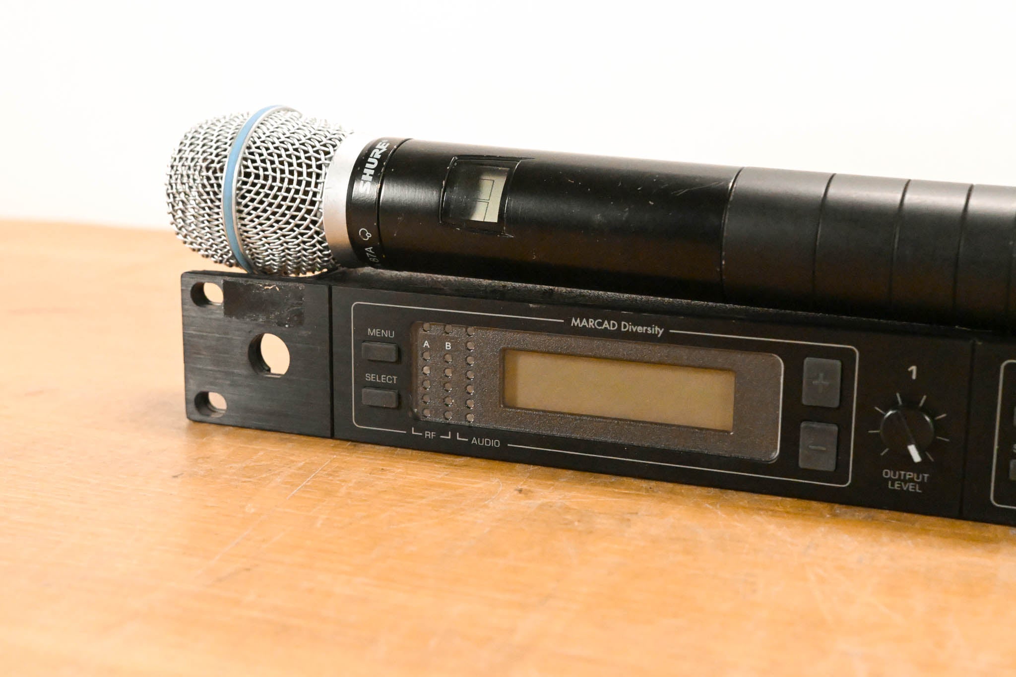 Shure U4D-J4 Wireless Receiver w/ two U2/BETA87A Handheld Mics - J4 Band