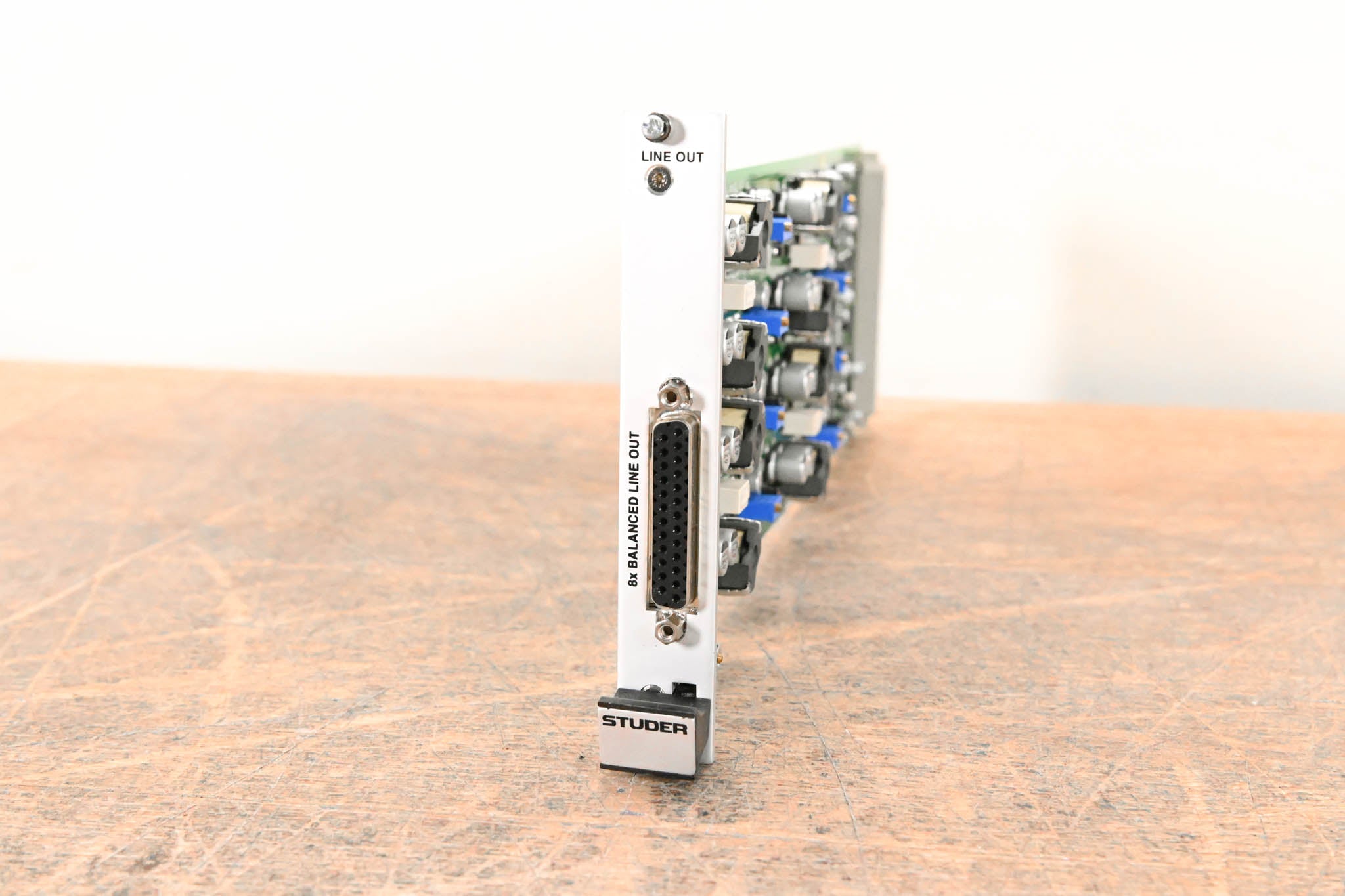 Studer 8-Channel Analog Line Out Card for D21m & D23m Modular I/O System