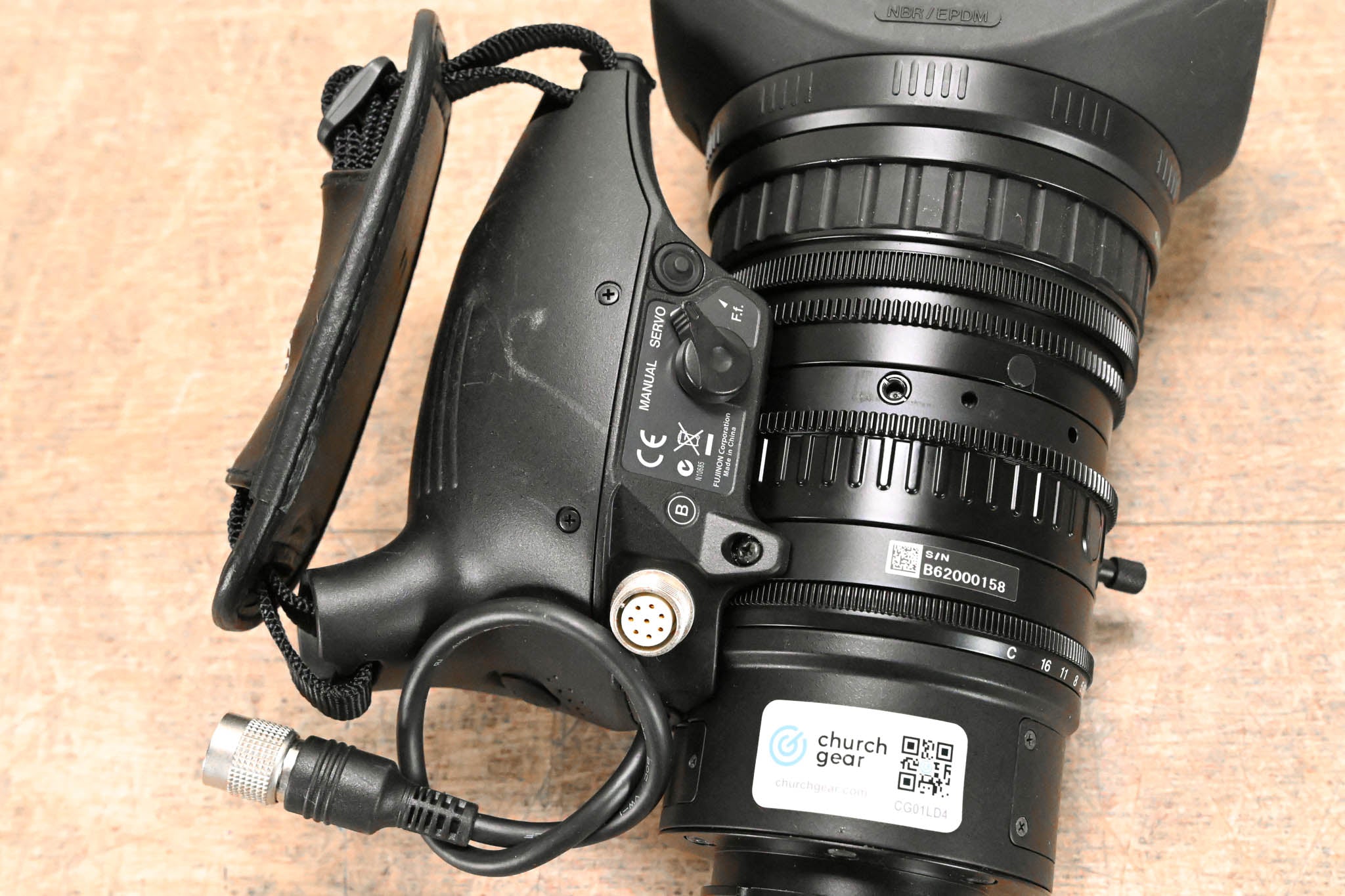 Fujinon XA16sx8BRAM-XB1 2/3" 8.0-128mm Quick Zoom ENG HD Lens