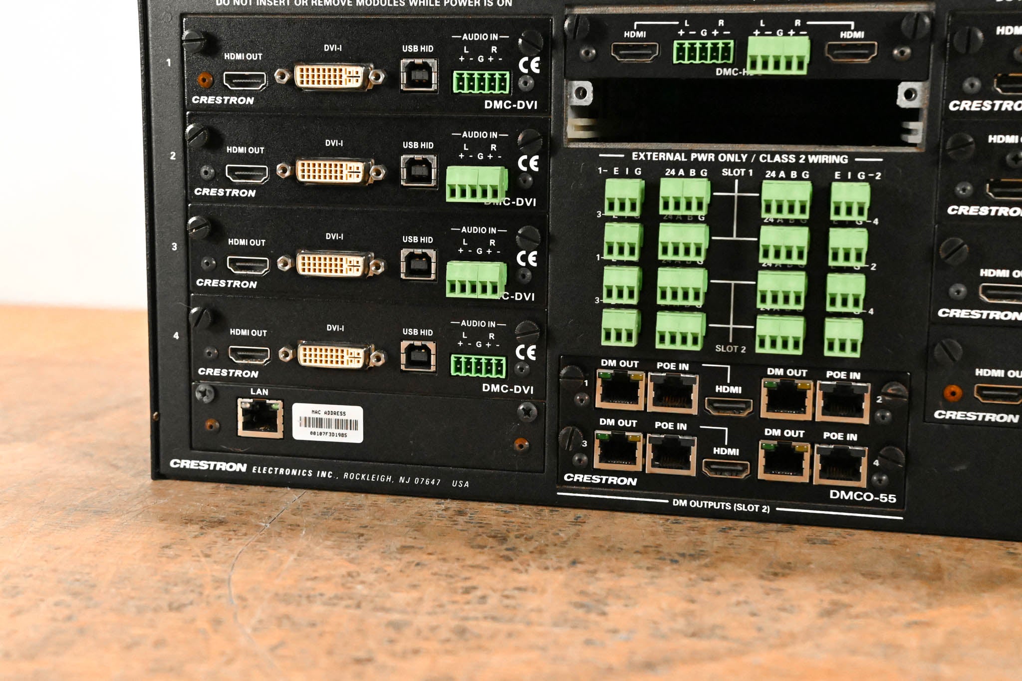 Crestron DM-MD8X8-RPS 8x8 DigitalMedia Switcher with Redundant PSU