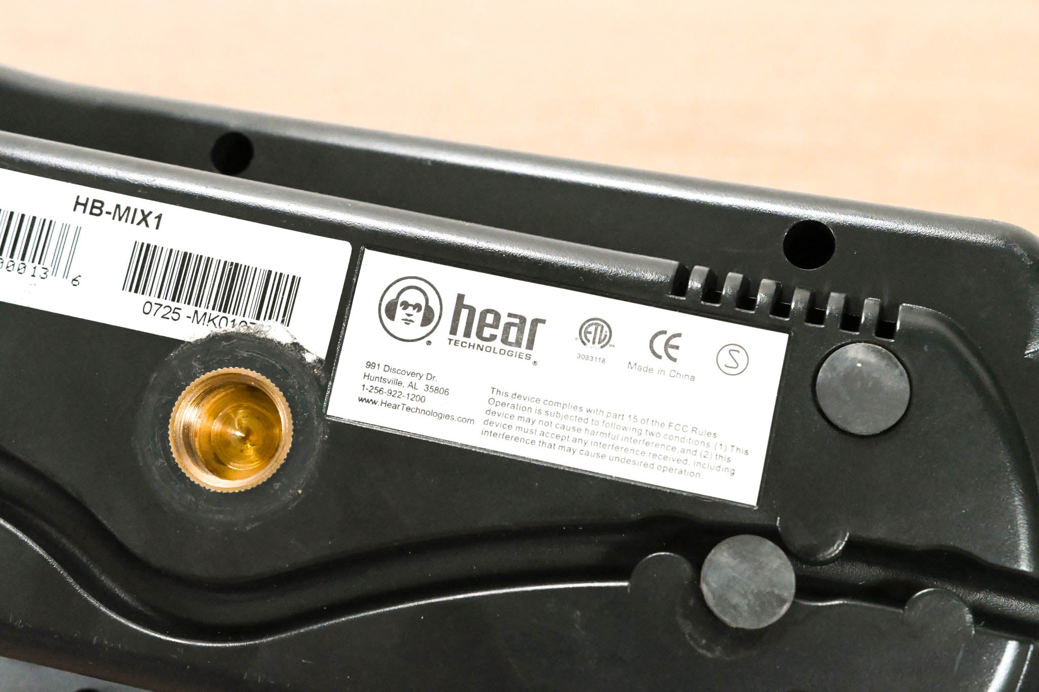 Hear Technologies HB-MIX1 Hear Back Personal Monitor Mixer