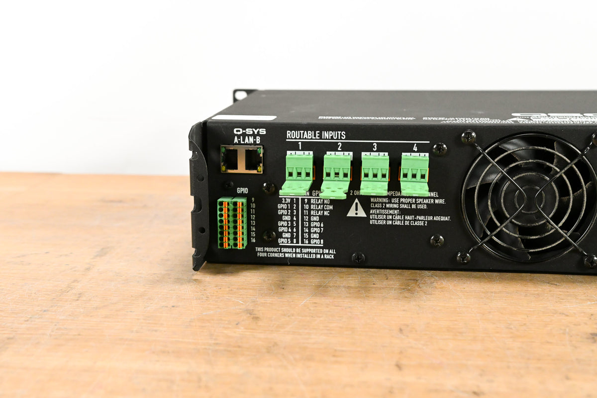 QSC CXD4.2Q 4-Channel, 2000W Network Amplifier