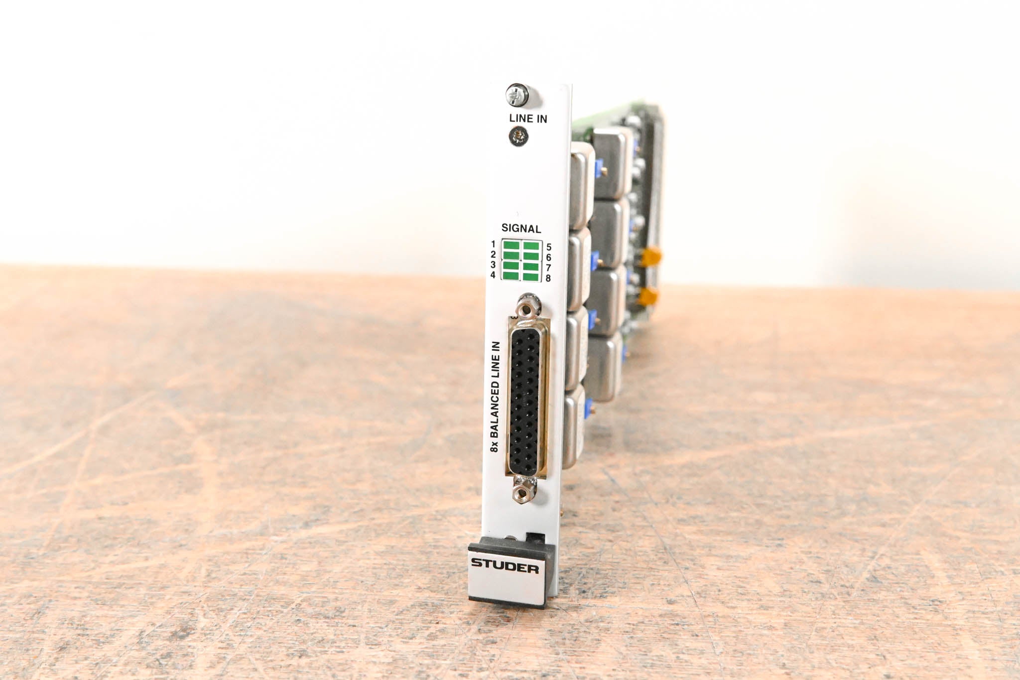 Studer 8-Channel Analog Line In Card for D21m & D23m Modular I/O Systems