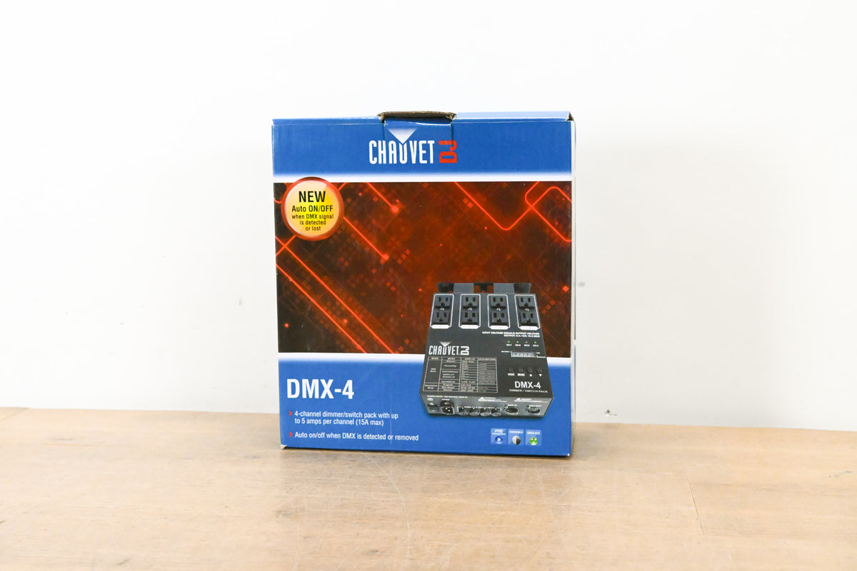 Chauvet DMX-4 4-Channel DMX Dimmer/Relay Pack