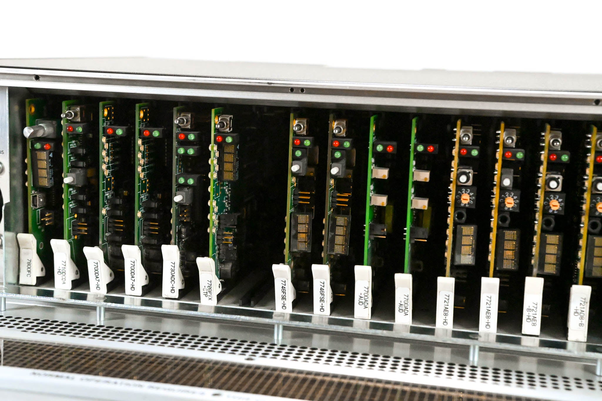 Evertz 7800FR 3RU Rackmount MultiFrame with Cards