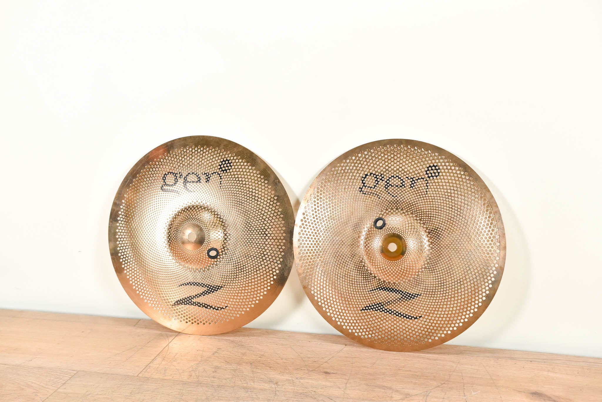 Zildjian Gen16 13-inch Buffed Bronze Hi-Hat Cymbals (Two Bottom Cymbals)