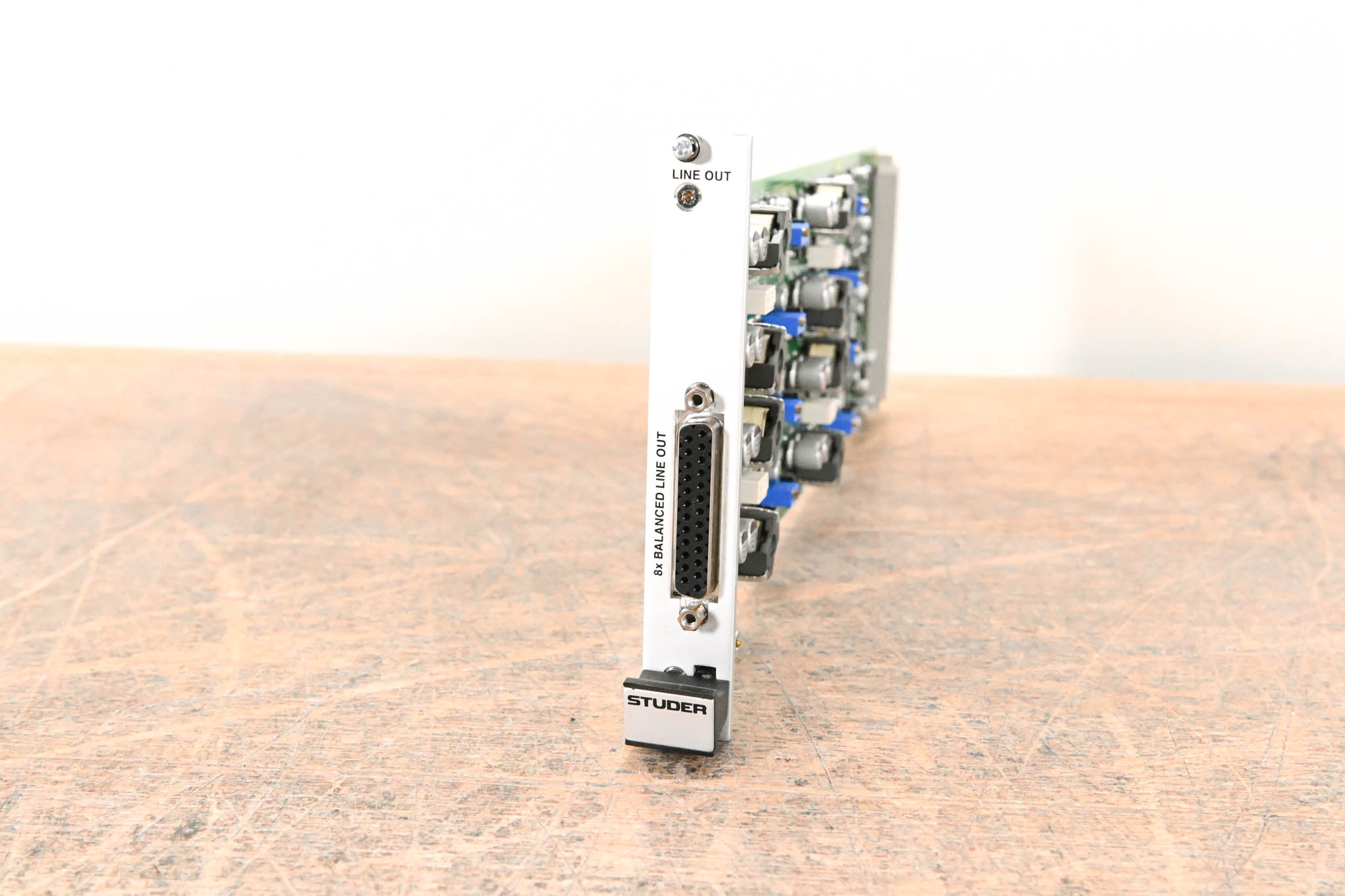 Studer 8-Channel Analog Line Out Card for D21m & D23m Modular I/O System