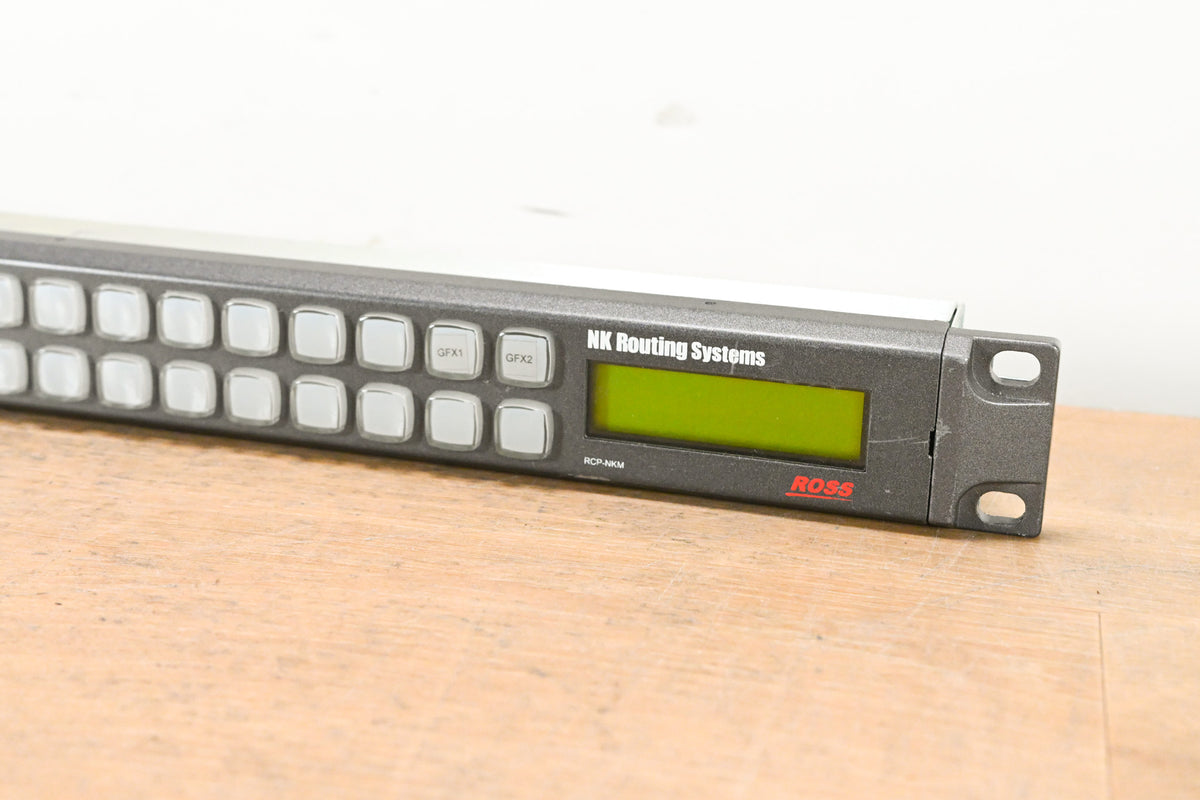 Ross RCP-NKM 1RU Remote Control Panel (NO POWER SUPPLY)