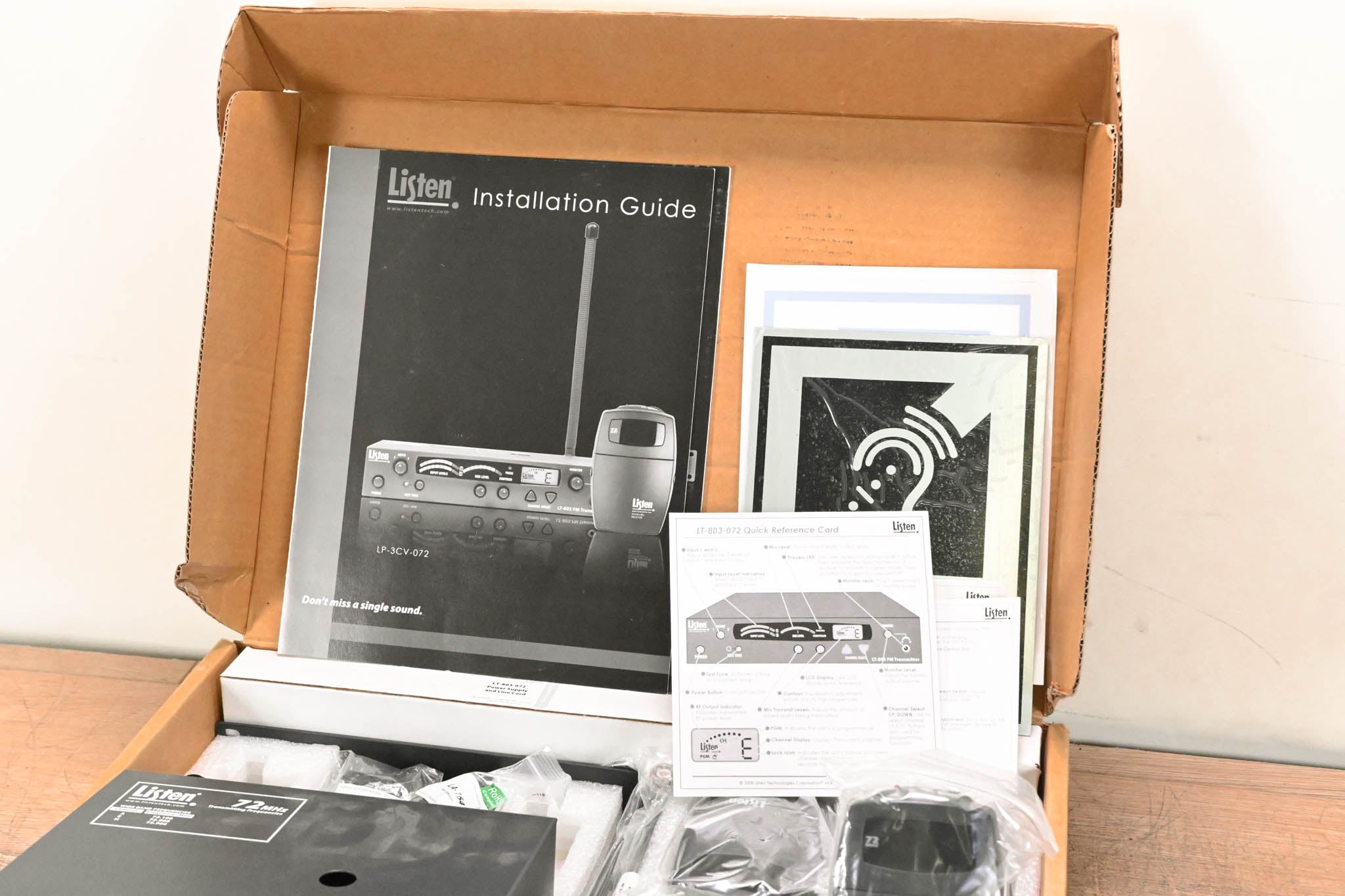 Listen Technologies Listen 3-Channel RF Value Package (72 MHz)