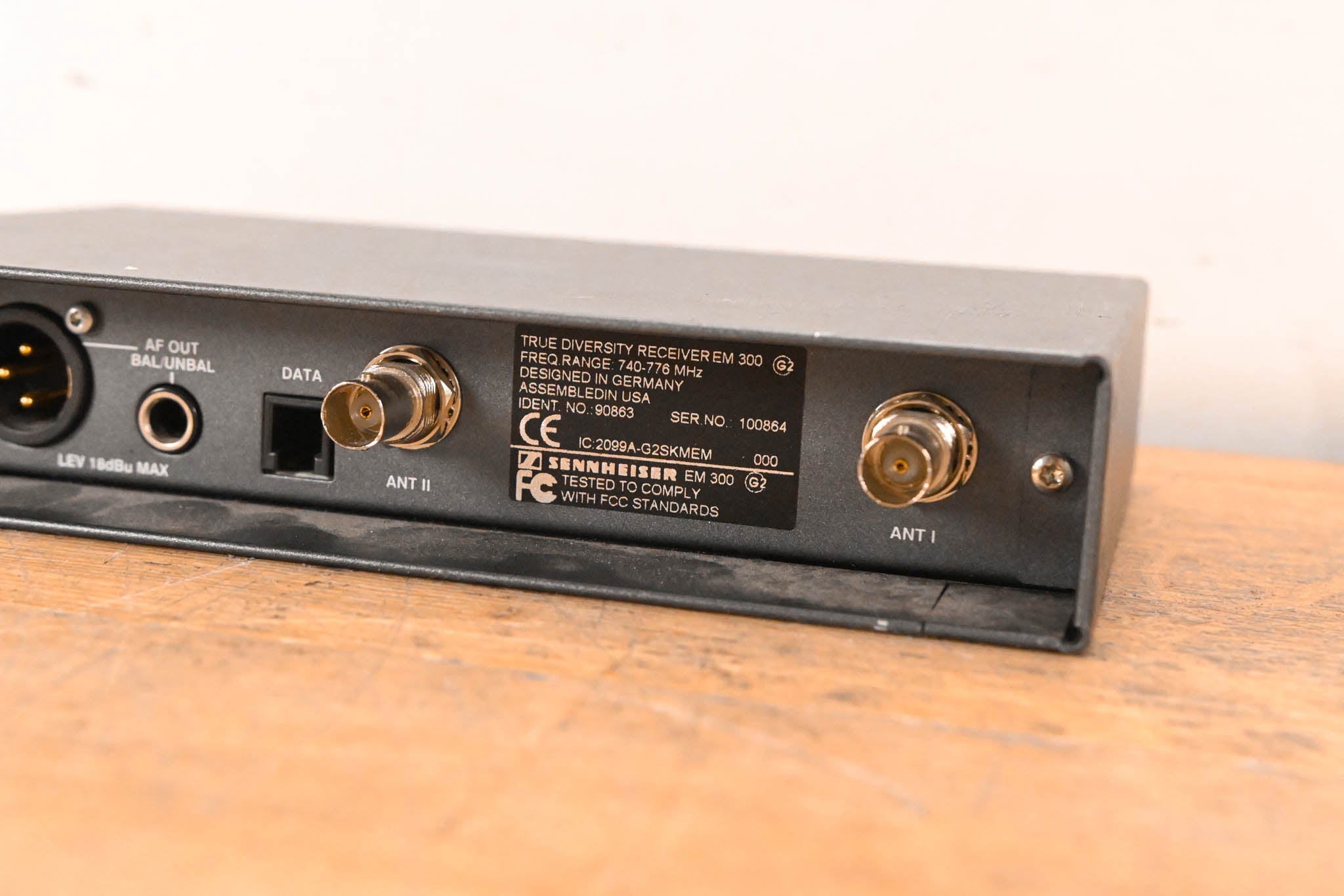 Sennheiser EM 300 G2 Wireless Receiver - 740-776 MHz (NO POWER SUPPLY)