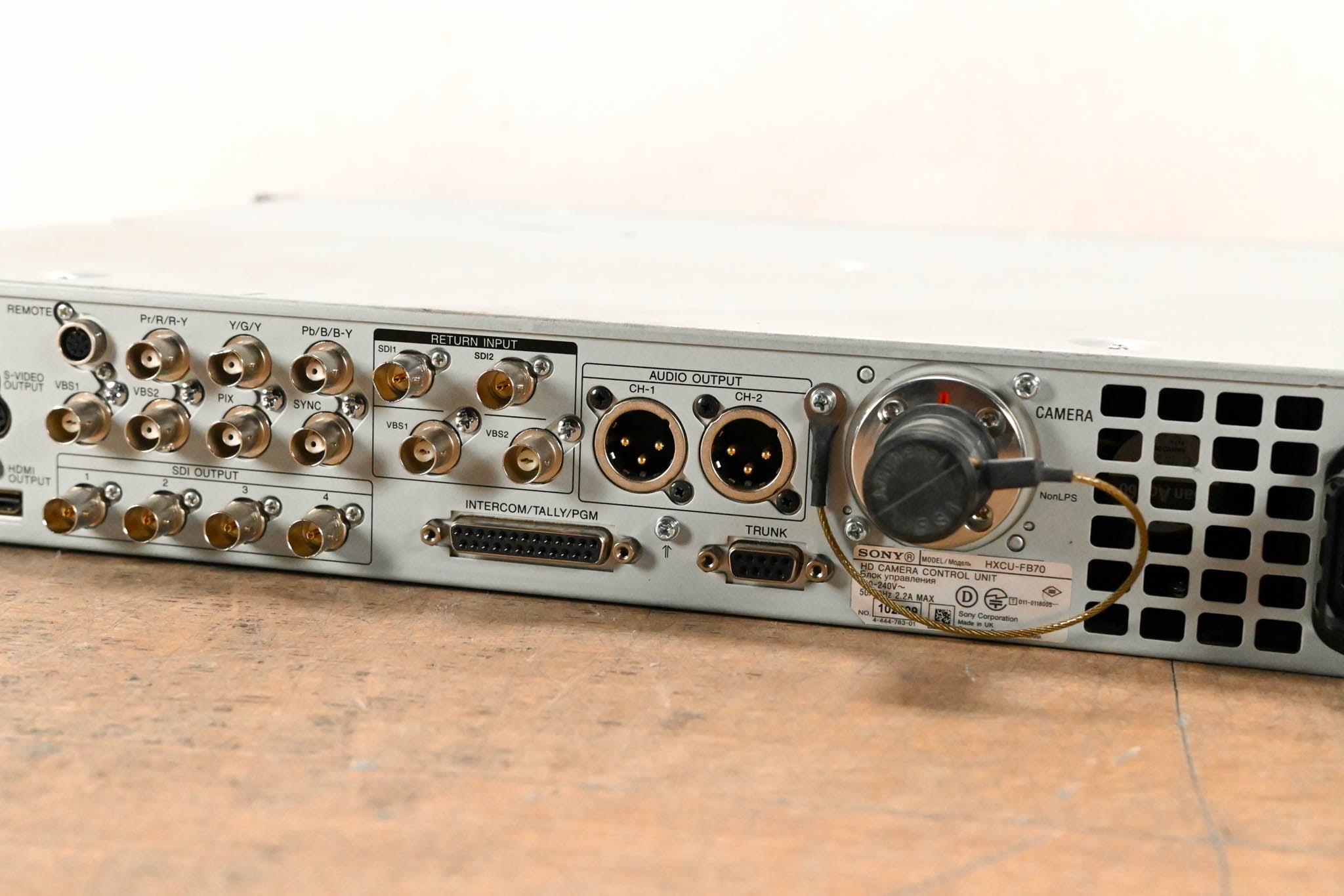 Sony HXCU-FB70 Optical Fiber Camera Control Unit