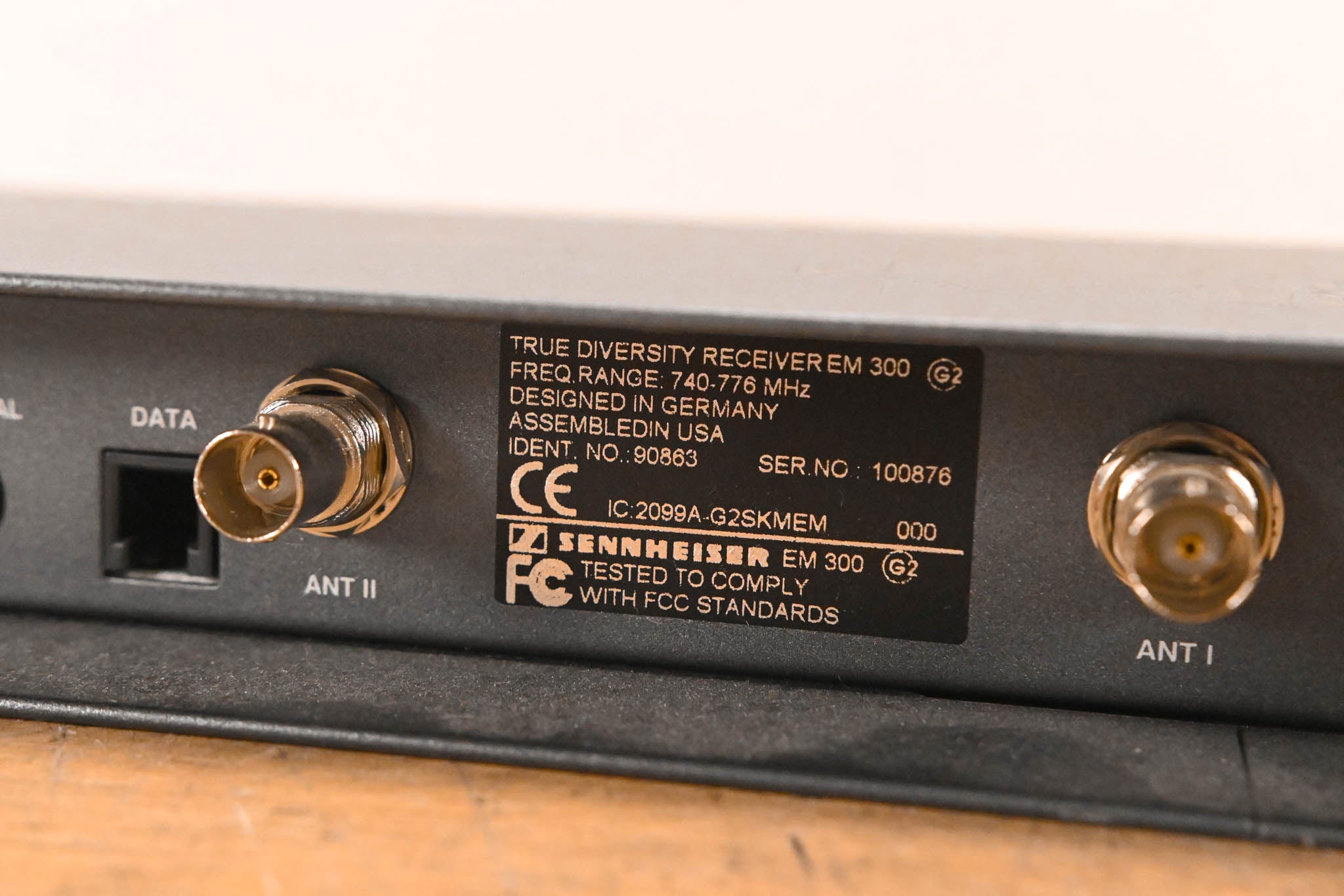 Sennheiser EM 300 G2 Wireless Receiver - 740-776 MHz (NO POWER SUPPLY)