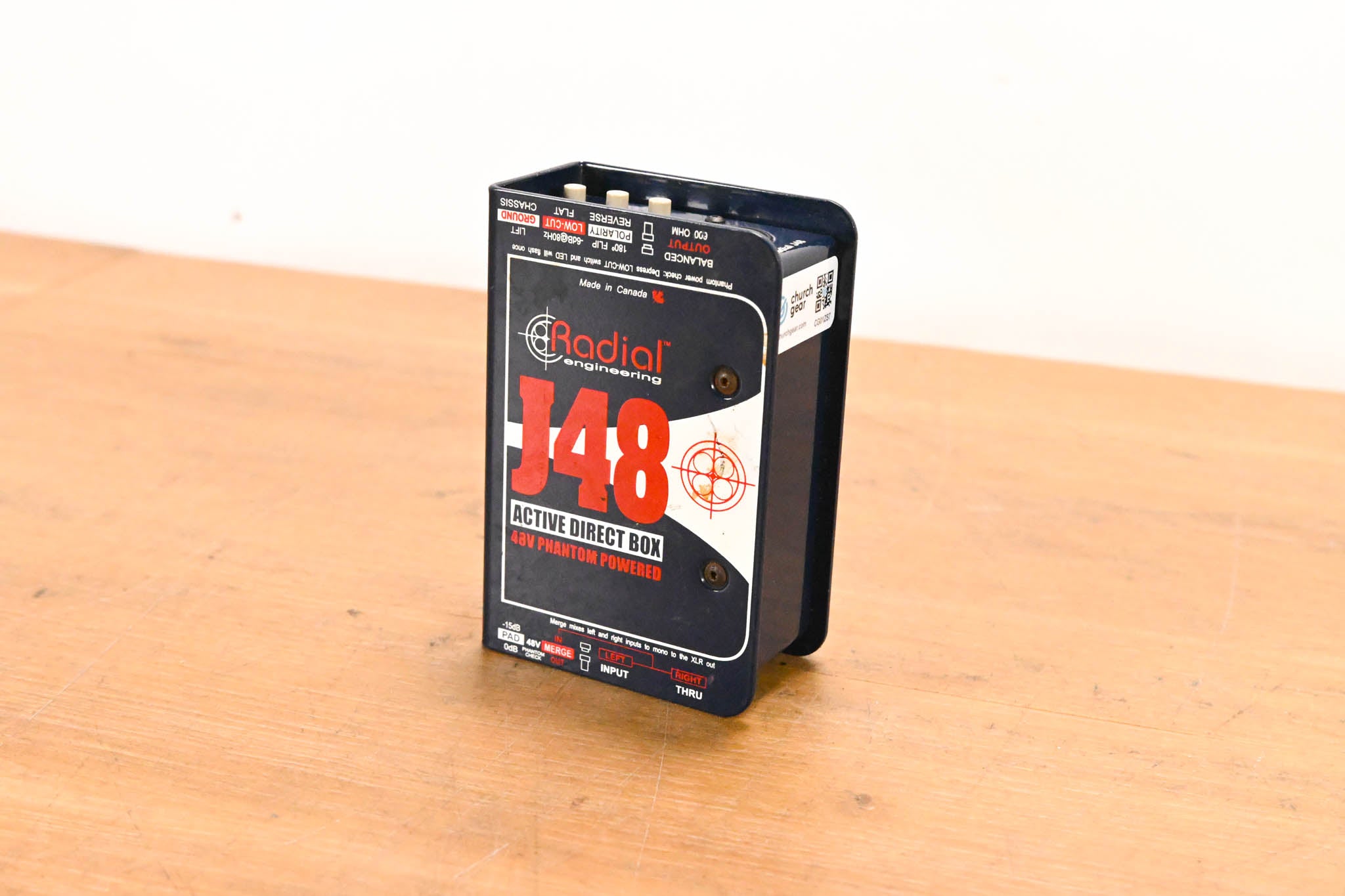 Radial Engineering J48 1-Channel 48V Active Direct Box