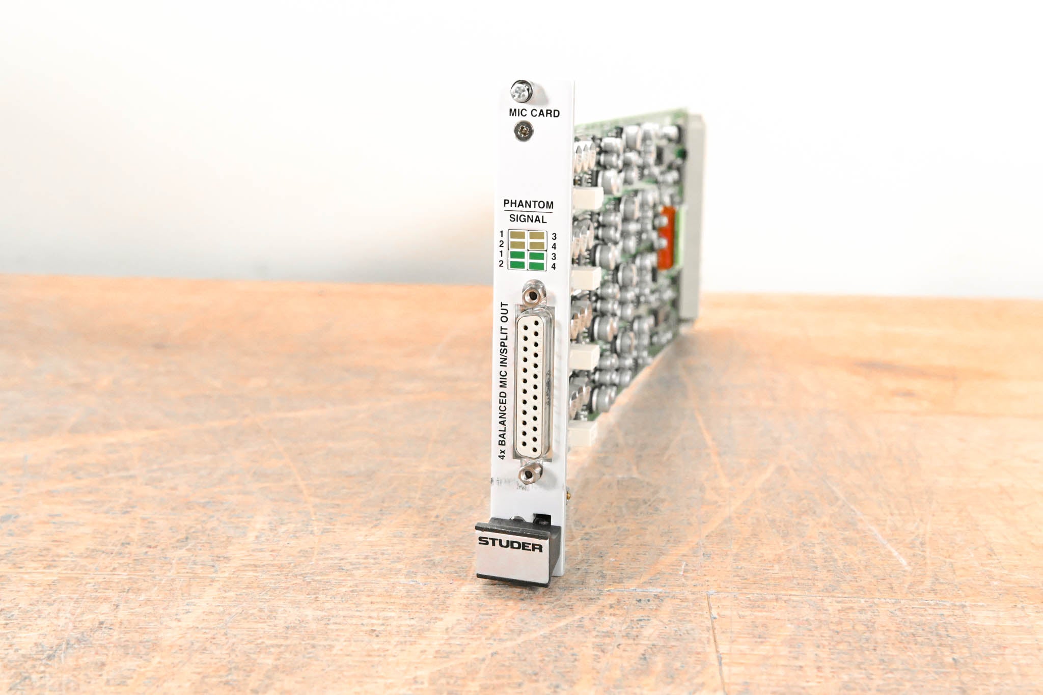 Studer Mic/Line In Card for D21m Modular I/O System