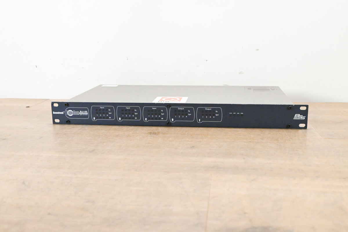 BSS London BLU-100 12x8 Signal Processor with BLU Link