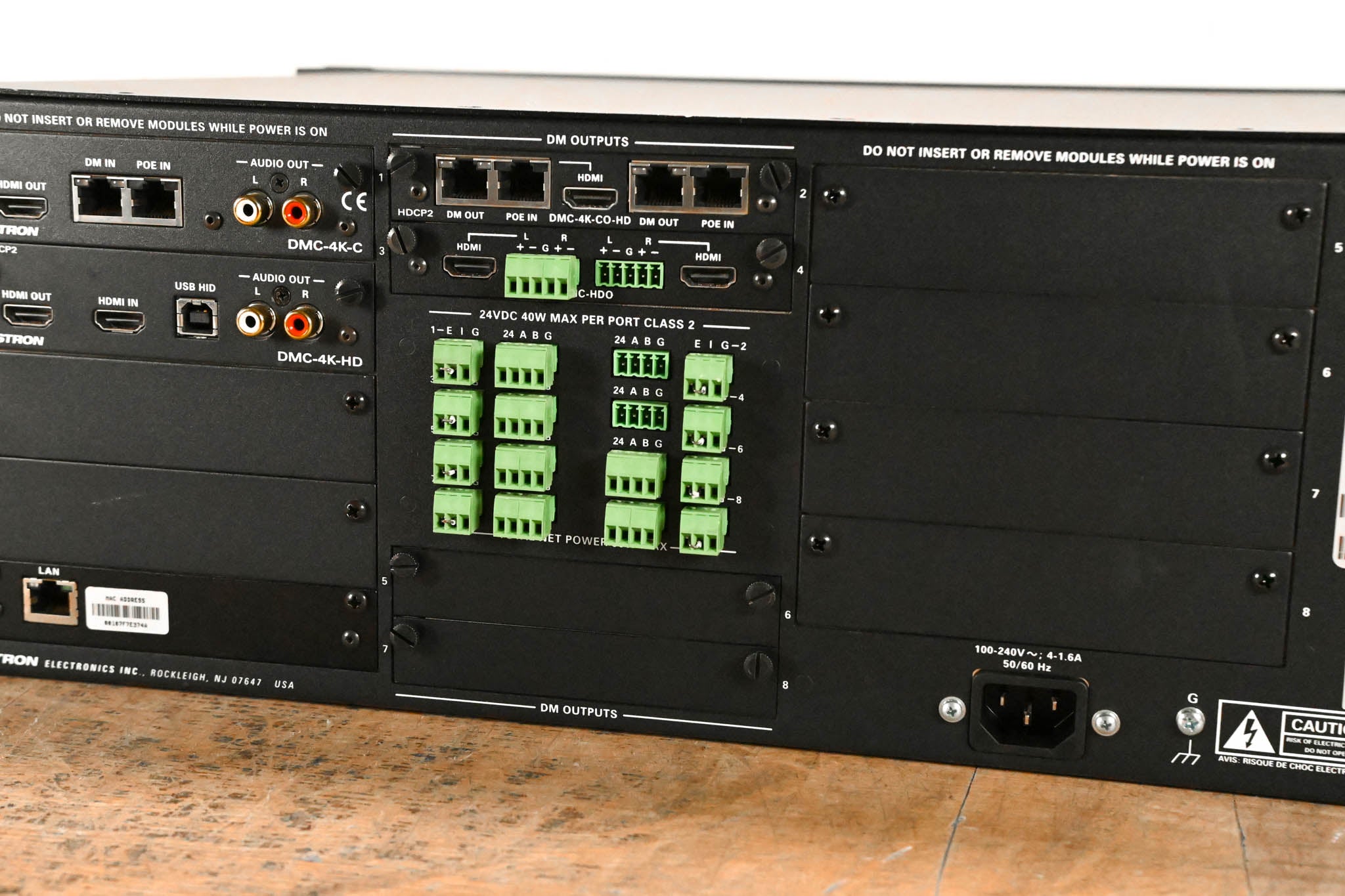 Crestron DM-MD8X8 8x8 DigitalMedia Switcher