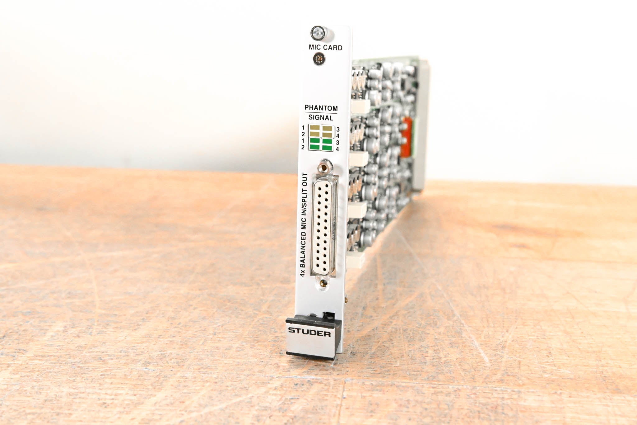 Studer Mic/Line In Card for D21m Modular I/O System