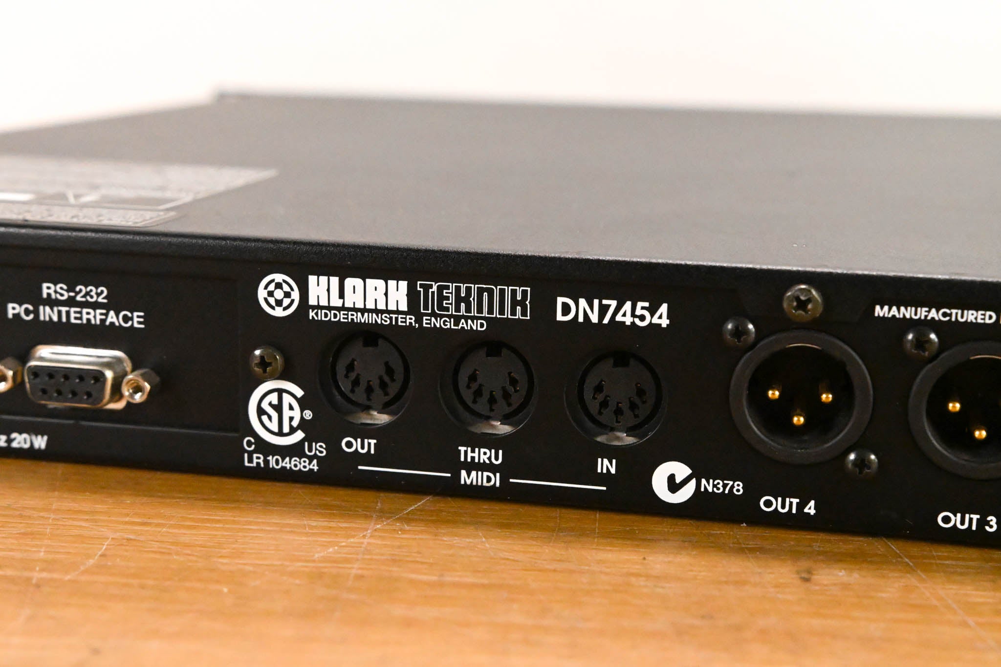 Klark Teknik DN7454 2-input / 4-output Delay with EQ and Dynamics