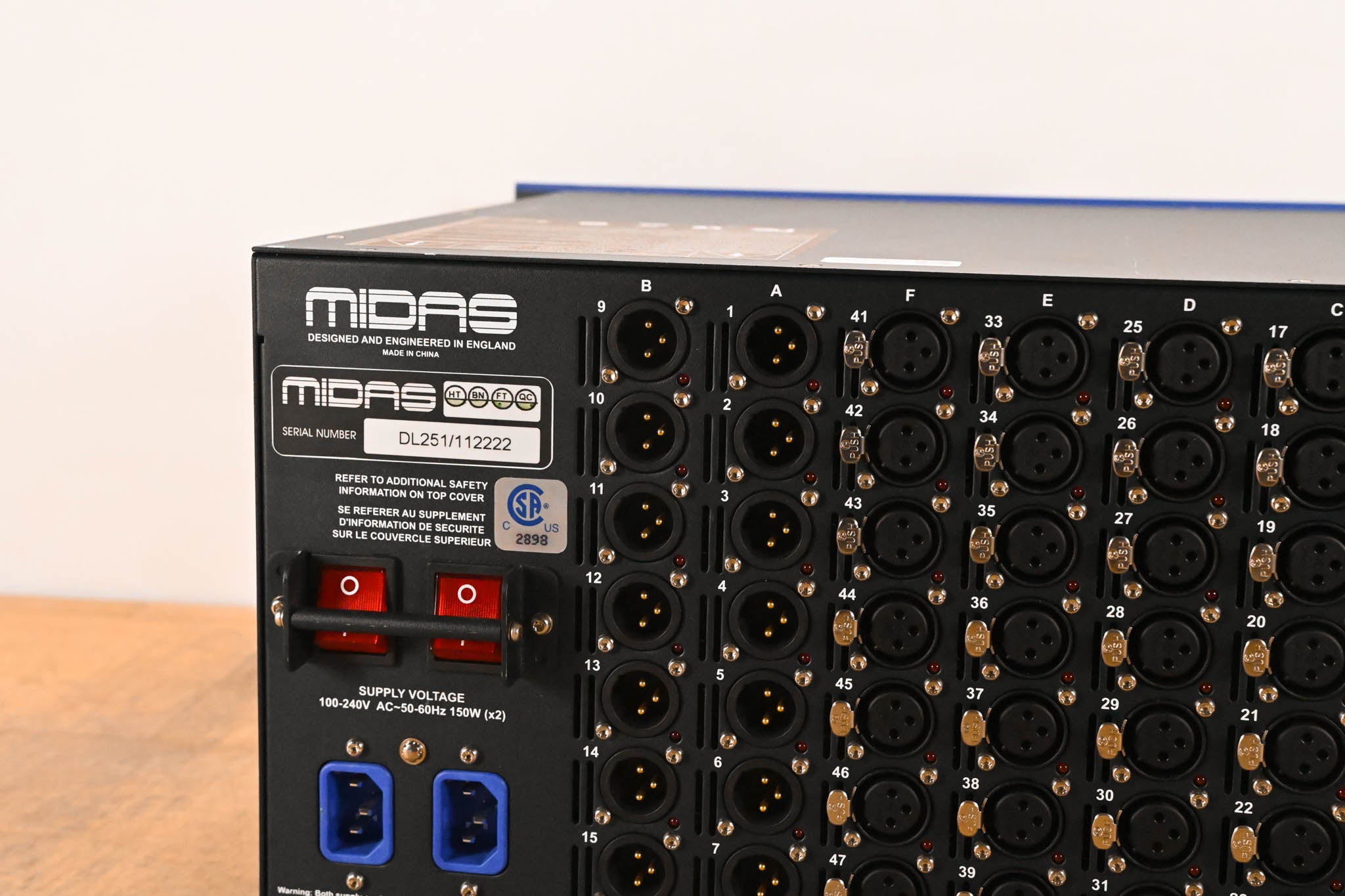 Midas DL251 PRO Series 48-input / 16-output Stage Box
