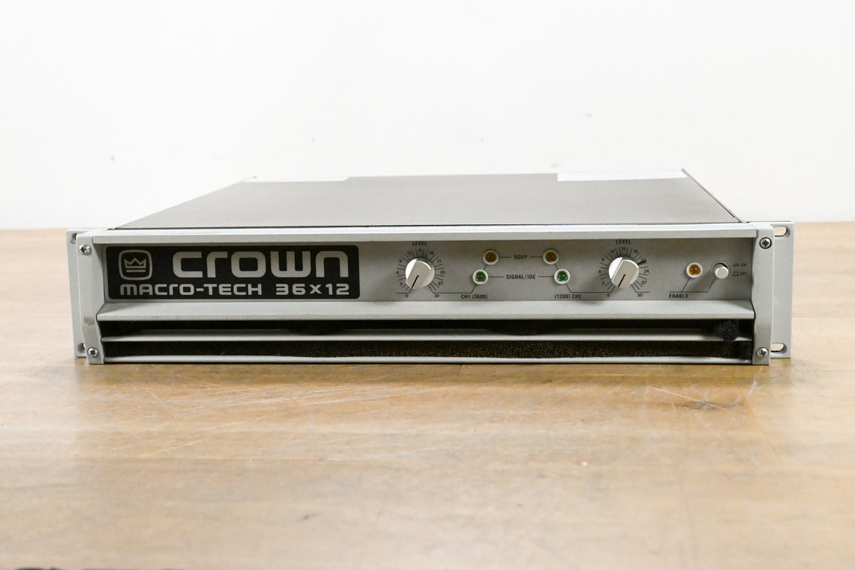 Crown Macro-Tech 36x12 2-Channel Power Amplifier