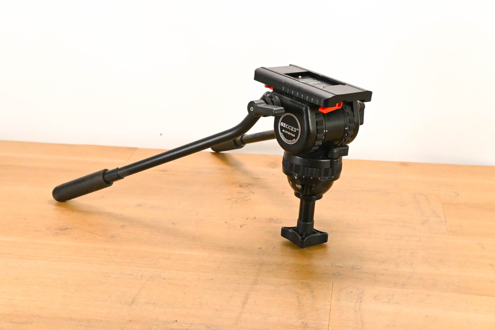 Secced SC-DV10/75AH 75mm Fluid Video Head w/ Dual Pan Bars