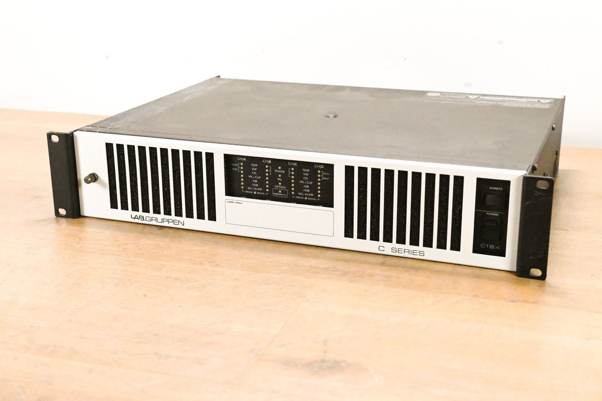 Lab Gruppen C 16:4 1600W Four-Channel Power Amplifier