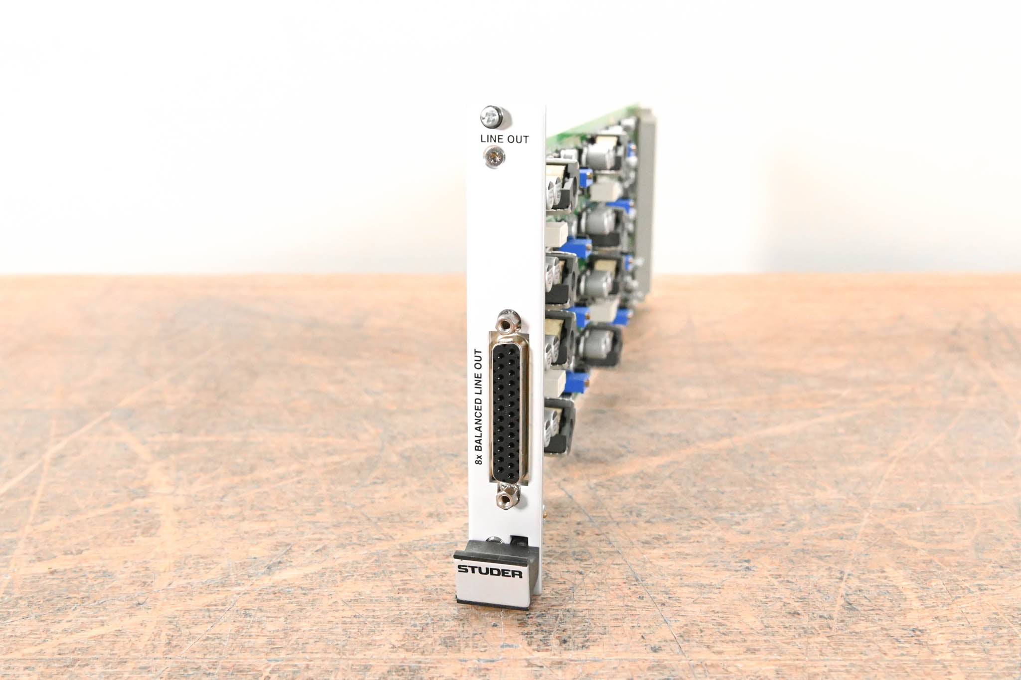 Studer 8-Channel Analog Line Out Card for D21m & D23m Modular I/O System