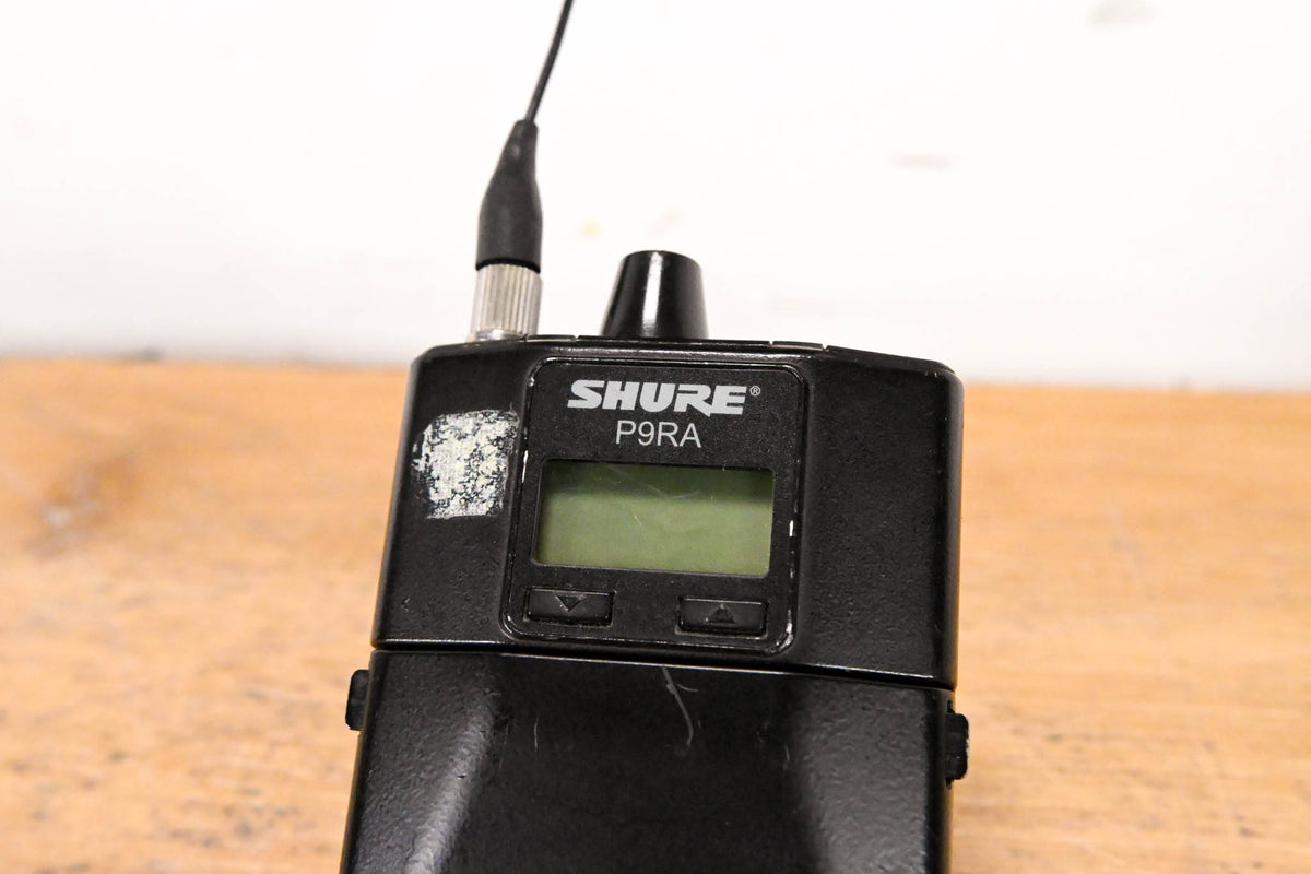 Shure P9RA-L6 Wireless Bodypack Receiver - L6 Band: 656-692 MHz