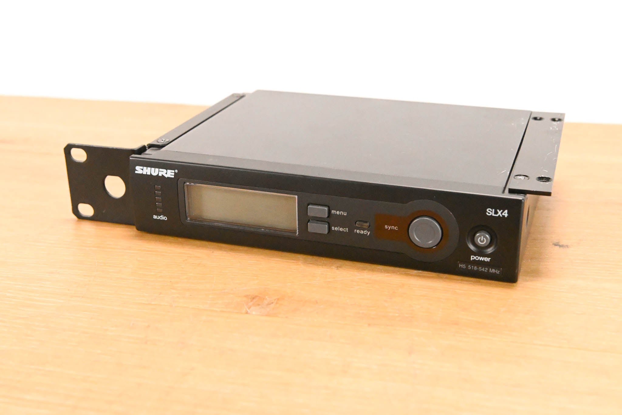 Shure SLX4 Wireless Receiver - H5 Band: 518-542 MHz (NO POWER SUPPLY)