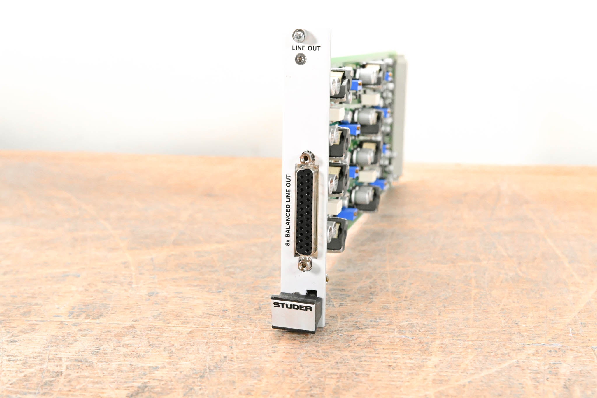 Studer 8-Channel Analog Line Out Card for D21m & D23m Modular I/O System