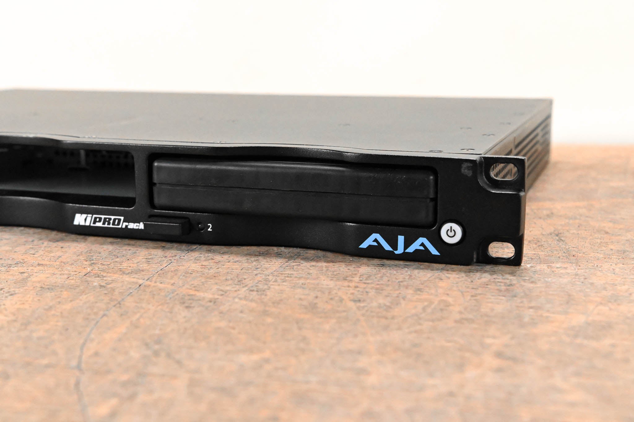 AJA Ki Pro Rack Video Recorder and Player with one 256GB KiStor Module