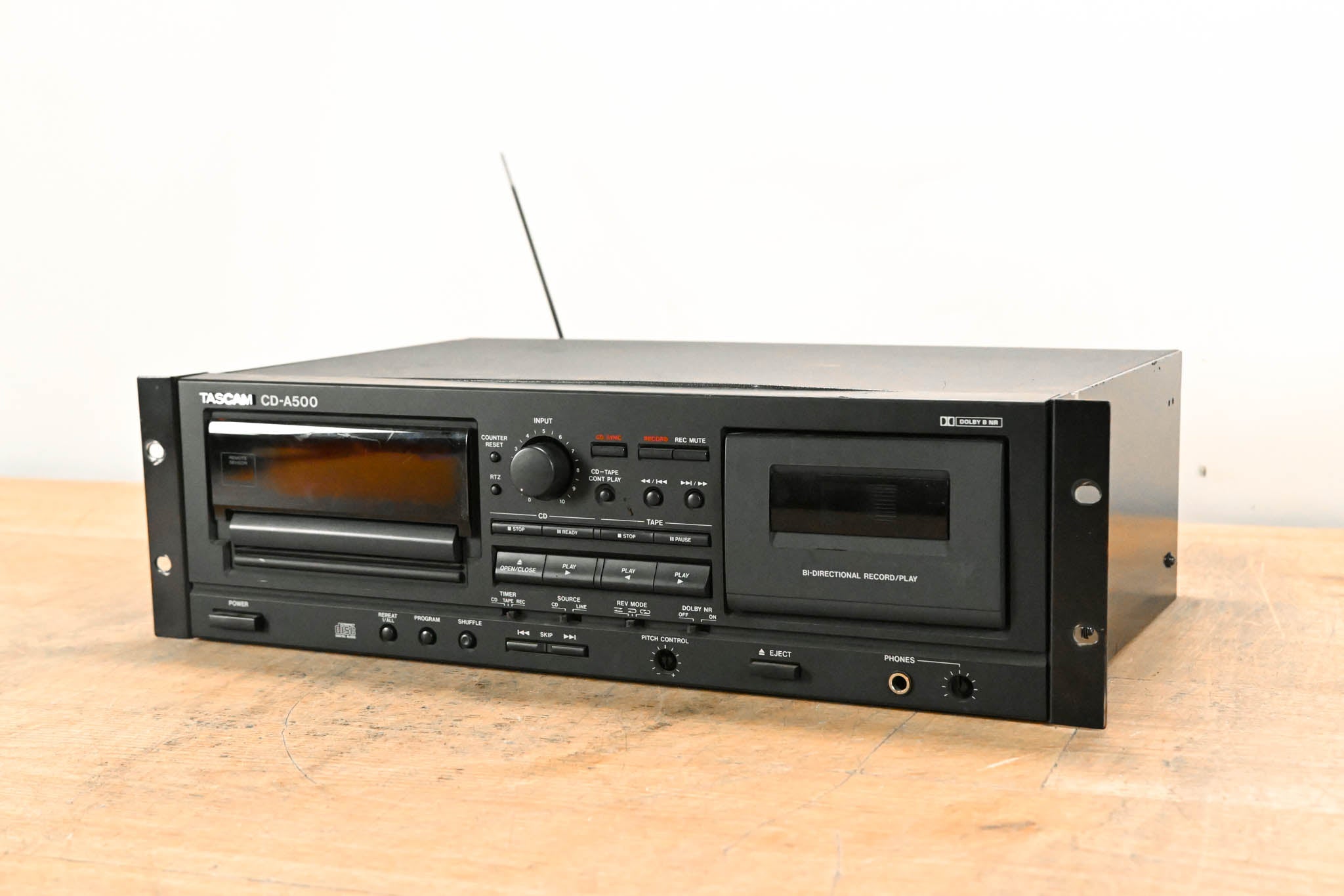 TASCAM CD-A500 3RU CD Player / Cassette Deck