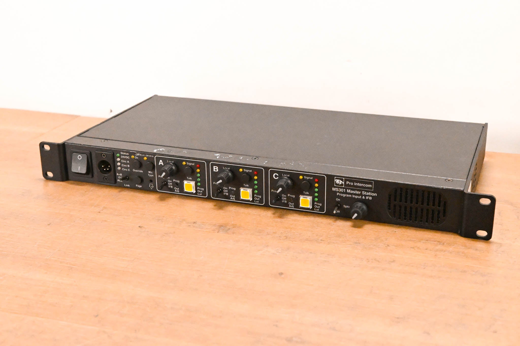 Pro Intercom MS301 3-Circuit Intercom Master Station