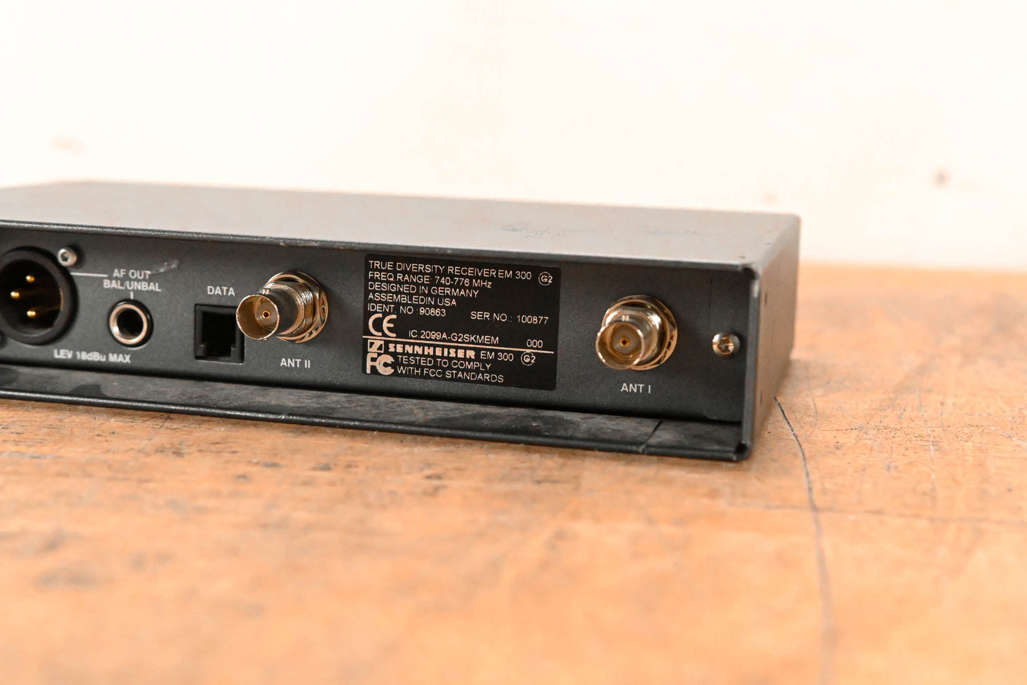 Sennheiser EM 300 G2 Wireless Receiver - 740-776 MHz (NO POWER SUPPLY)