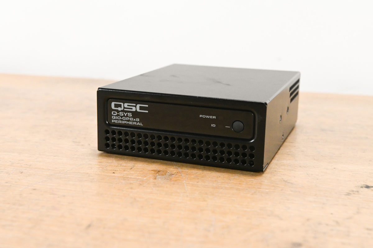 QSC QIO-GP8x8 Network GPIO Expander for Q-SYS